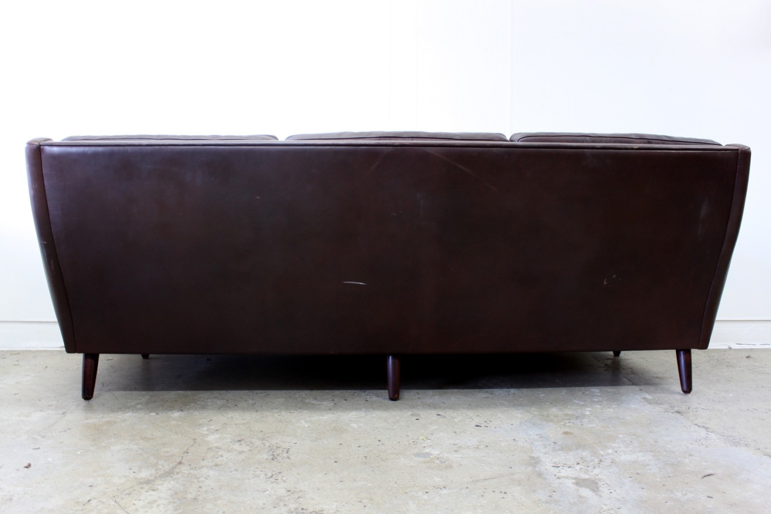 Vintage Leather Sofa by Georg Thams