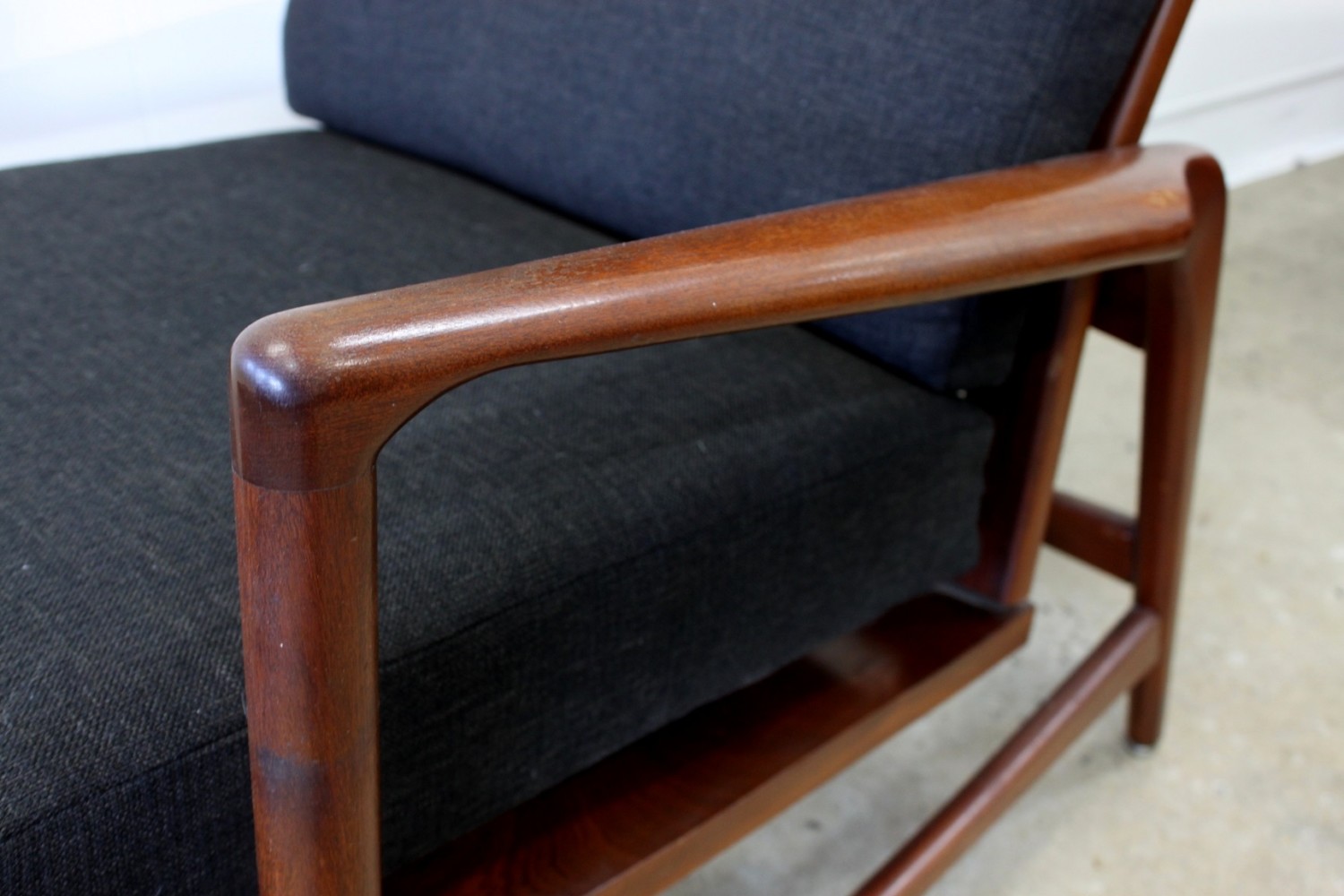IB Kofod Larsen Chair and Footstool