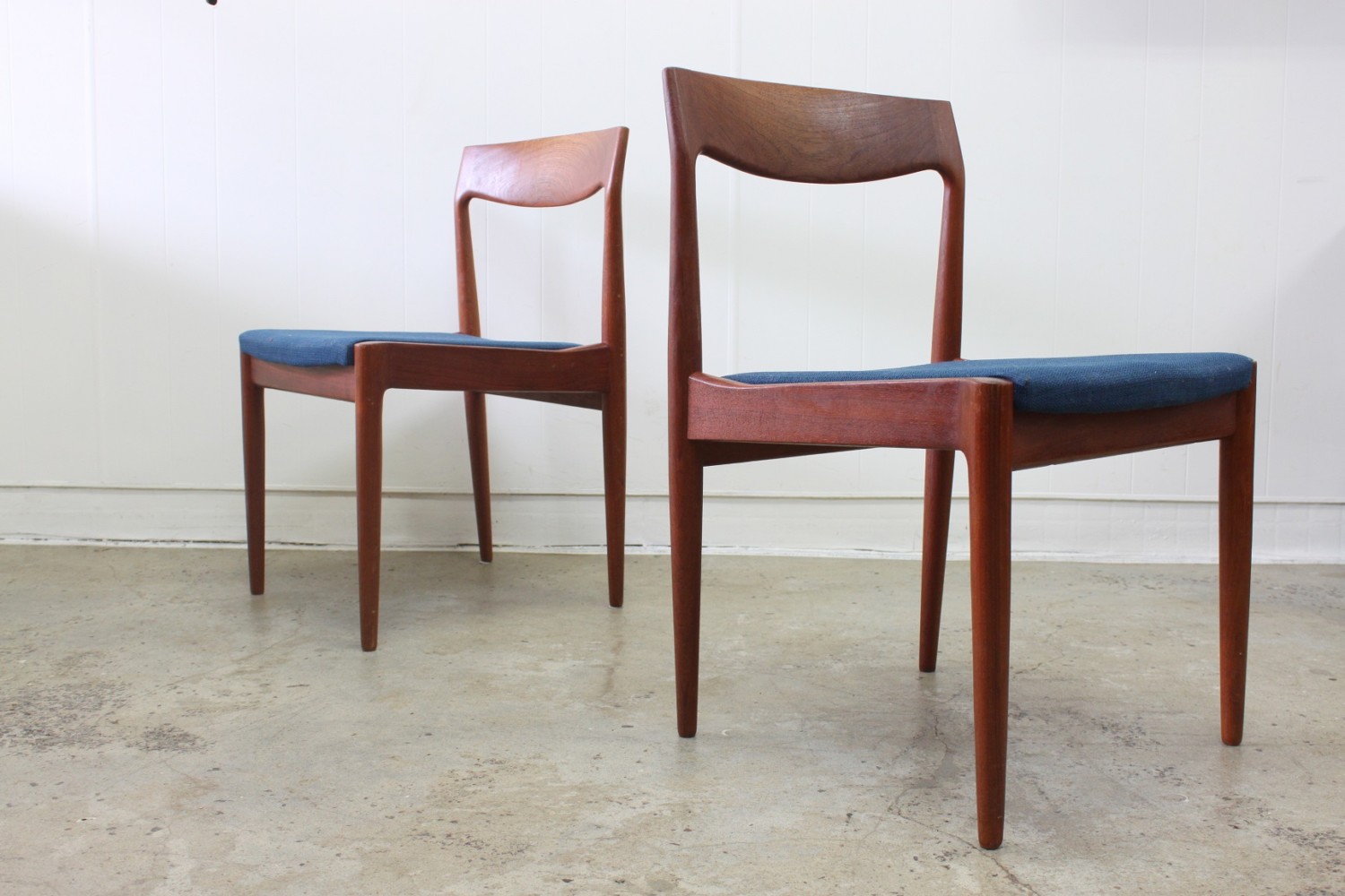 Teak Chairs By H. W. Klein