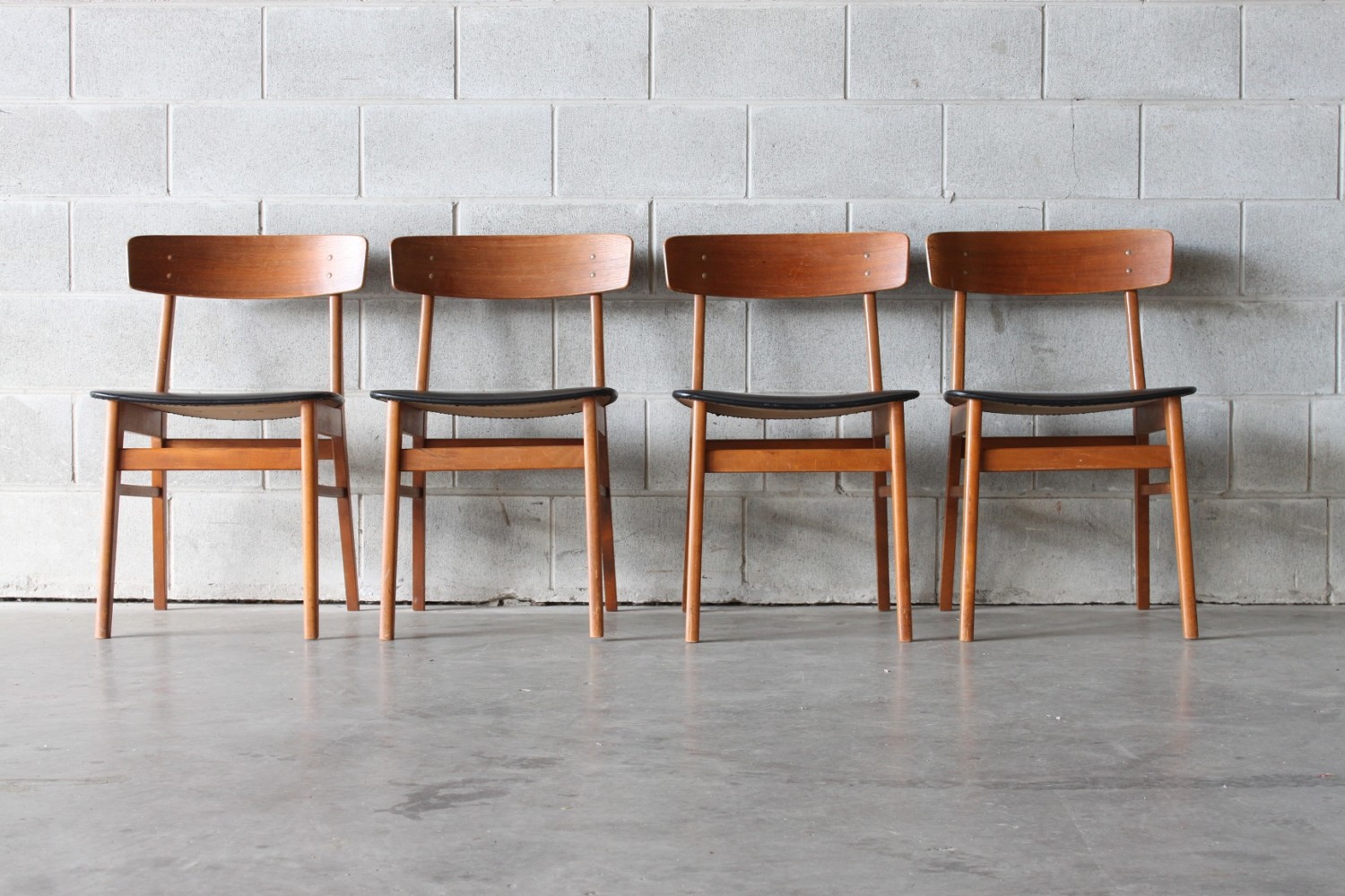 Teak Dining Chairs By Farstrup Mobelfabrik x4