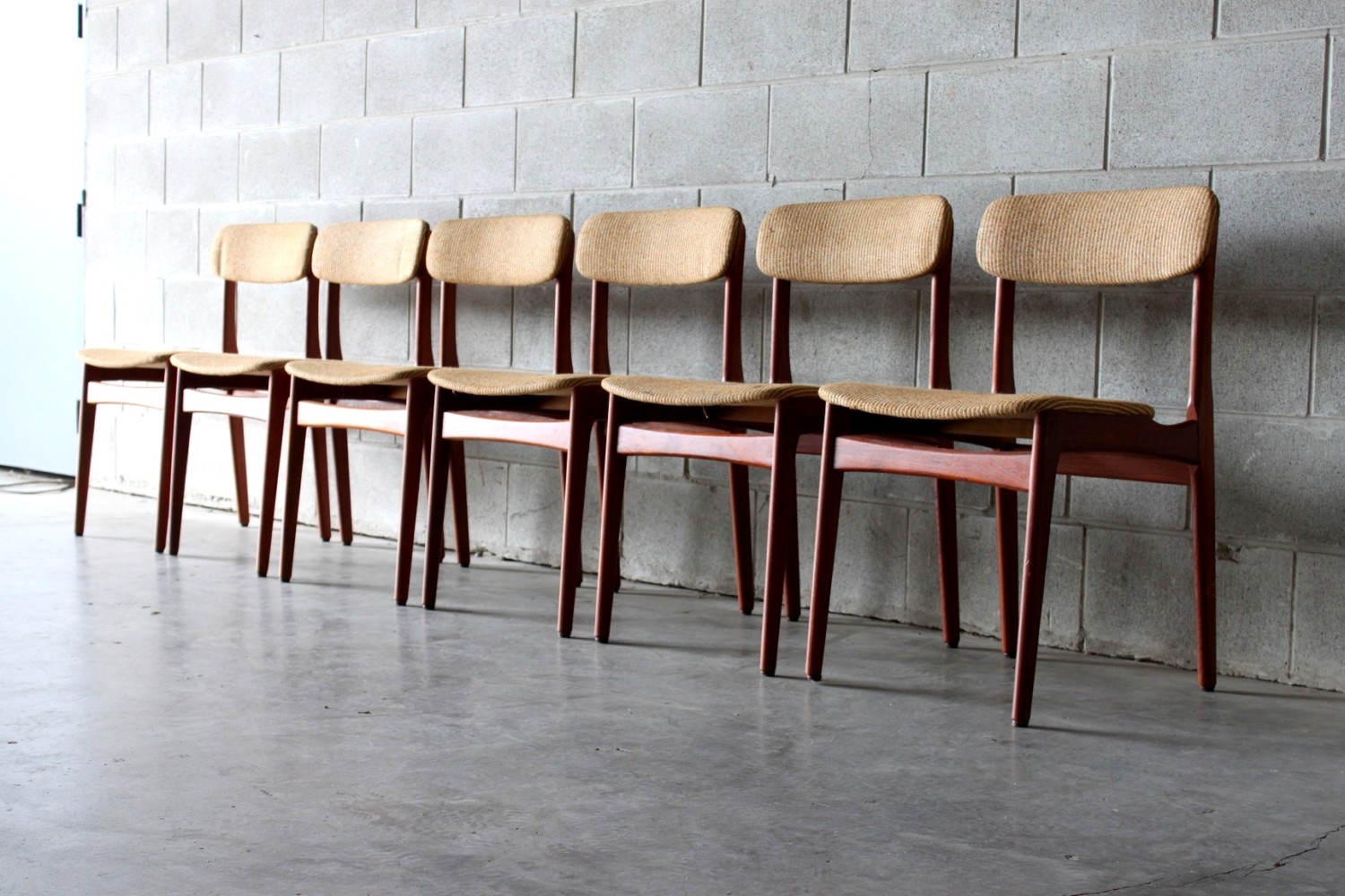 x6 Danish Teak Chairs