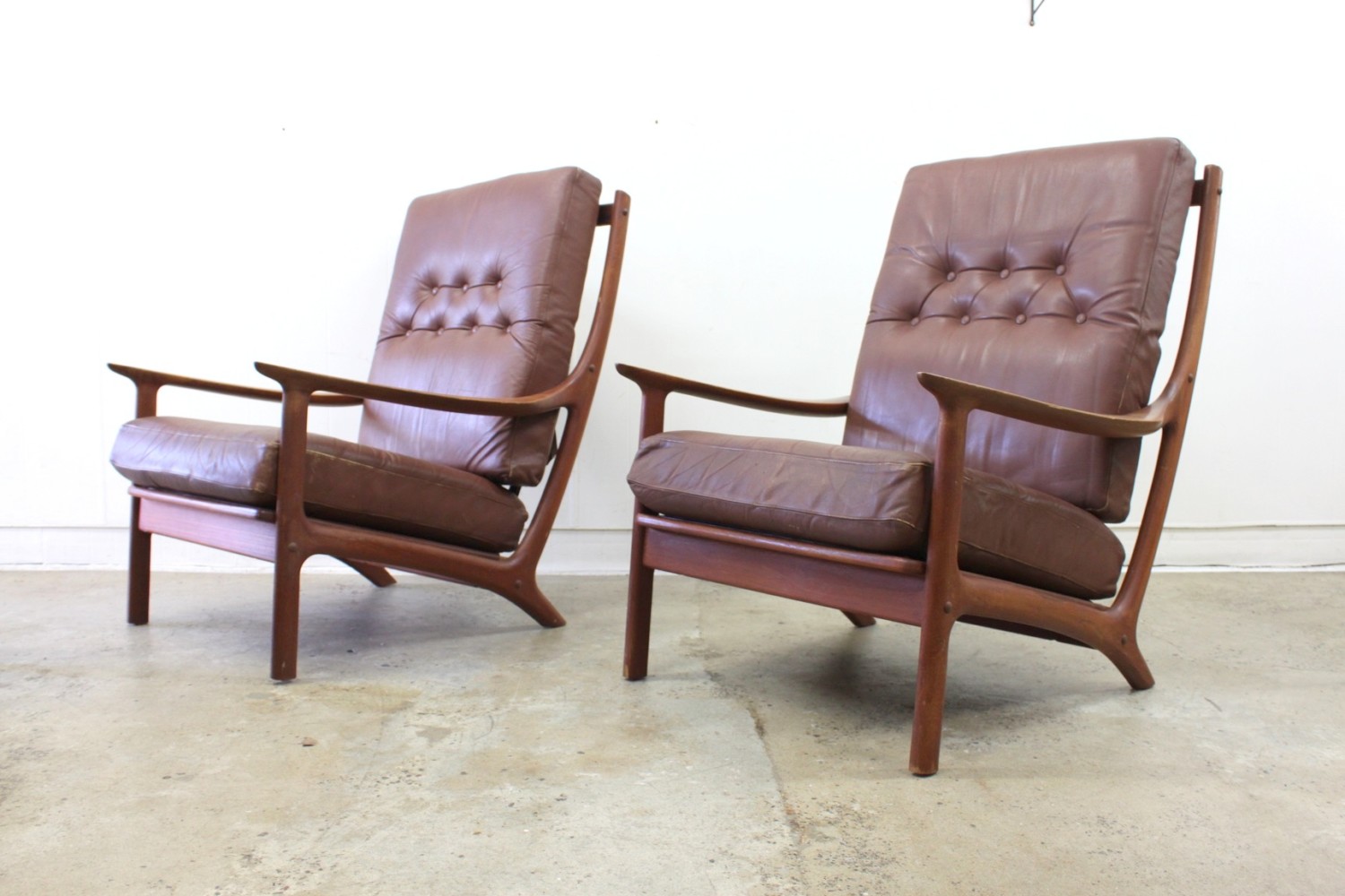Leather Armchairs by Bramin