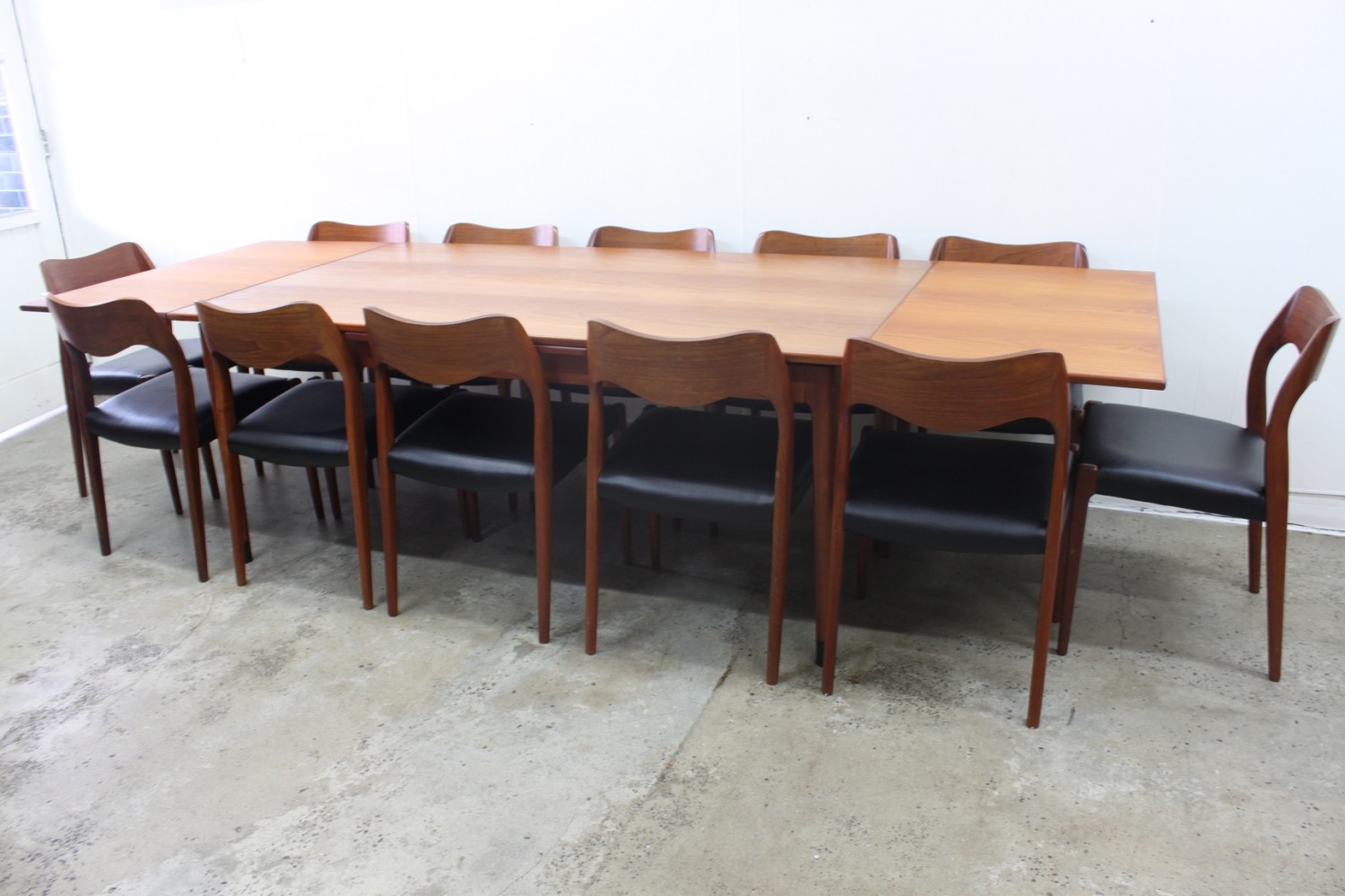 XL Mid-Century Dining Suite by Niels Moller