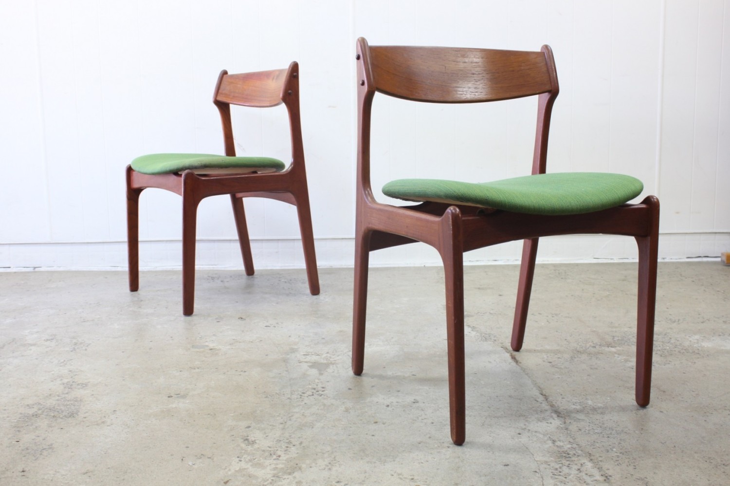 Teak Dining Chairs by Erik Buch