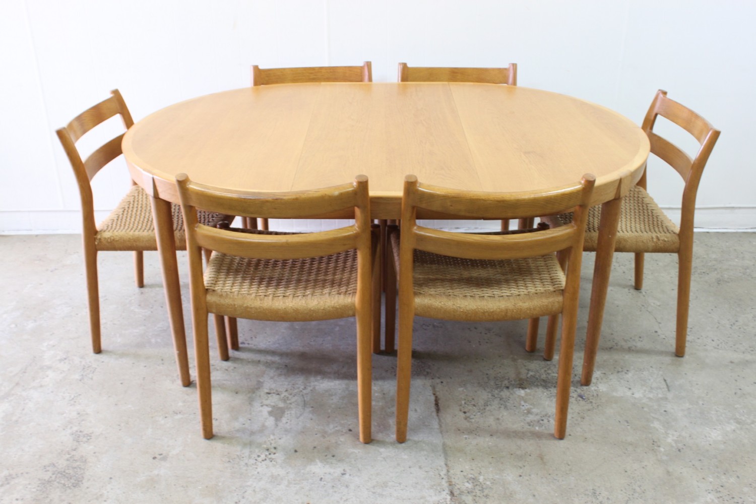 Extendable Oak Dining Table By Harry Ostergaard The Vintage Shop
