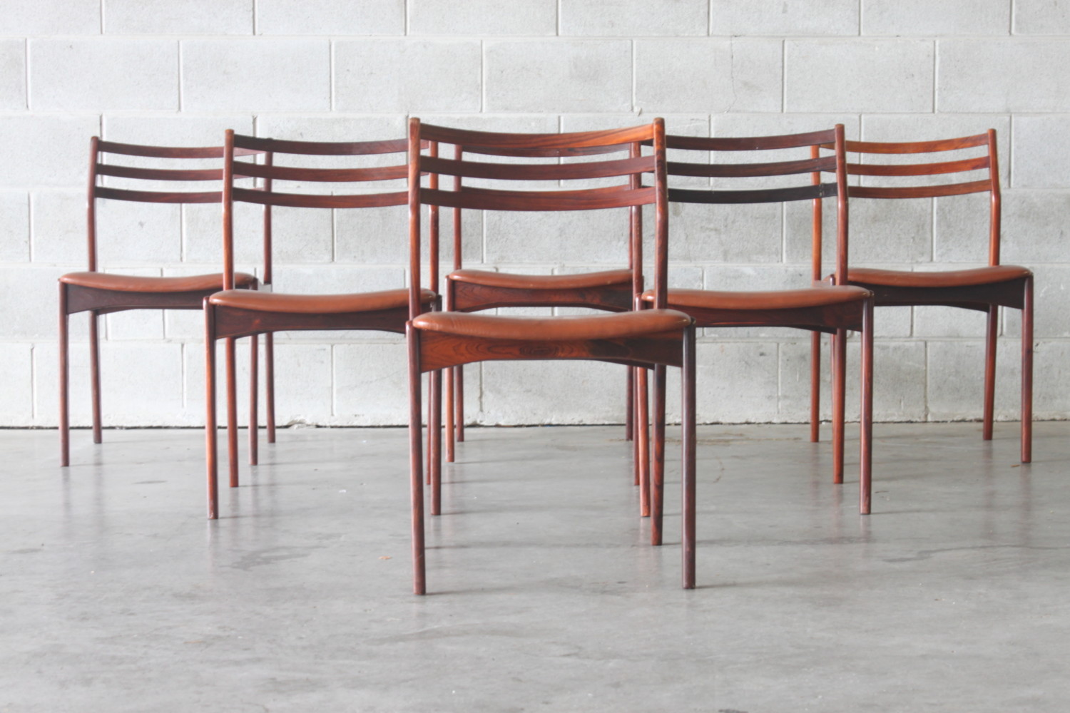 Rosewood Dining Chairs by Vestervig Eriksen