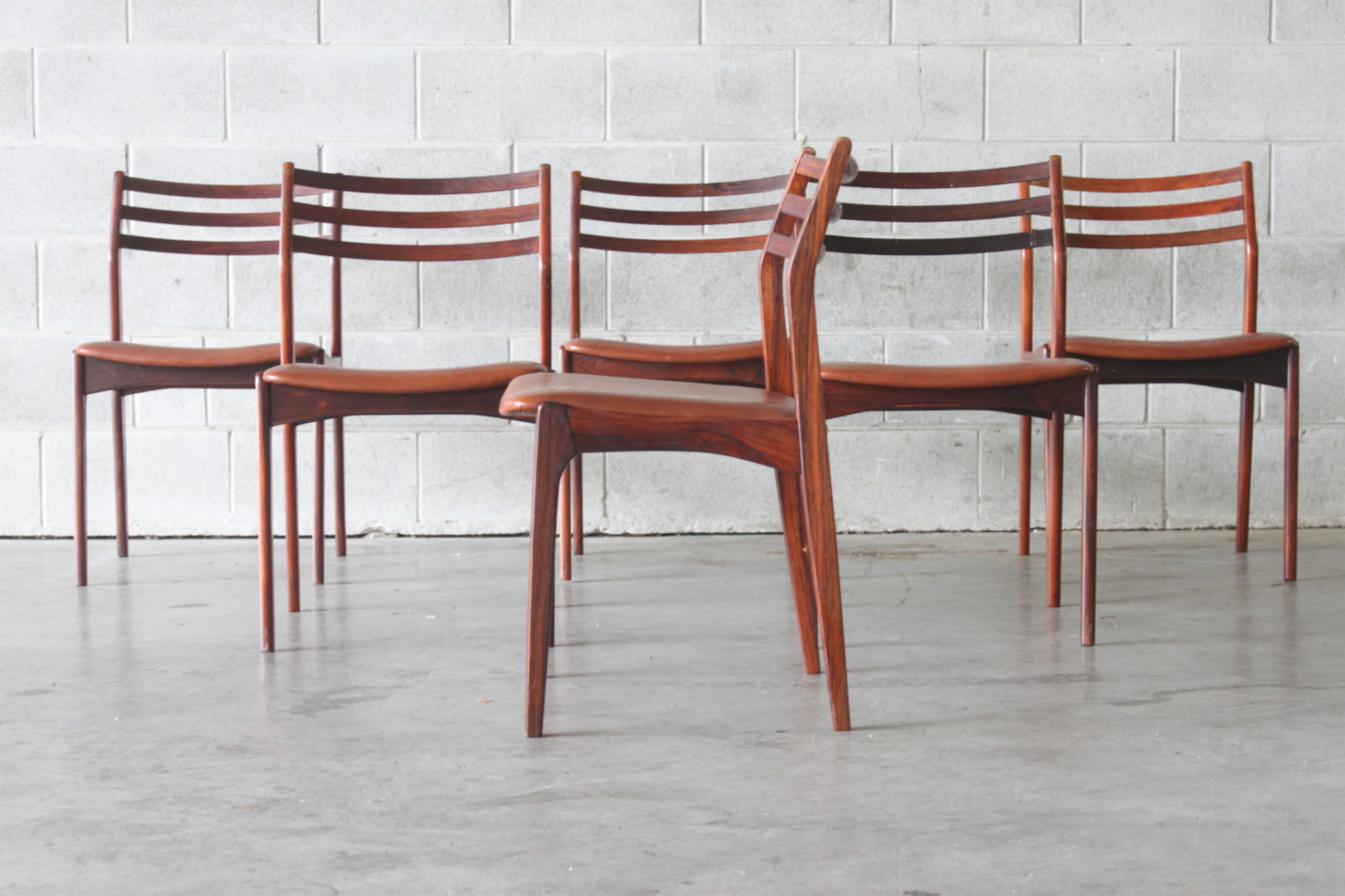 Rosewood Dining Chairs by Vestervig Eriksen