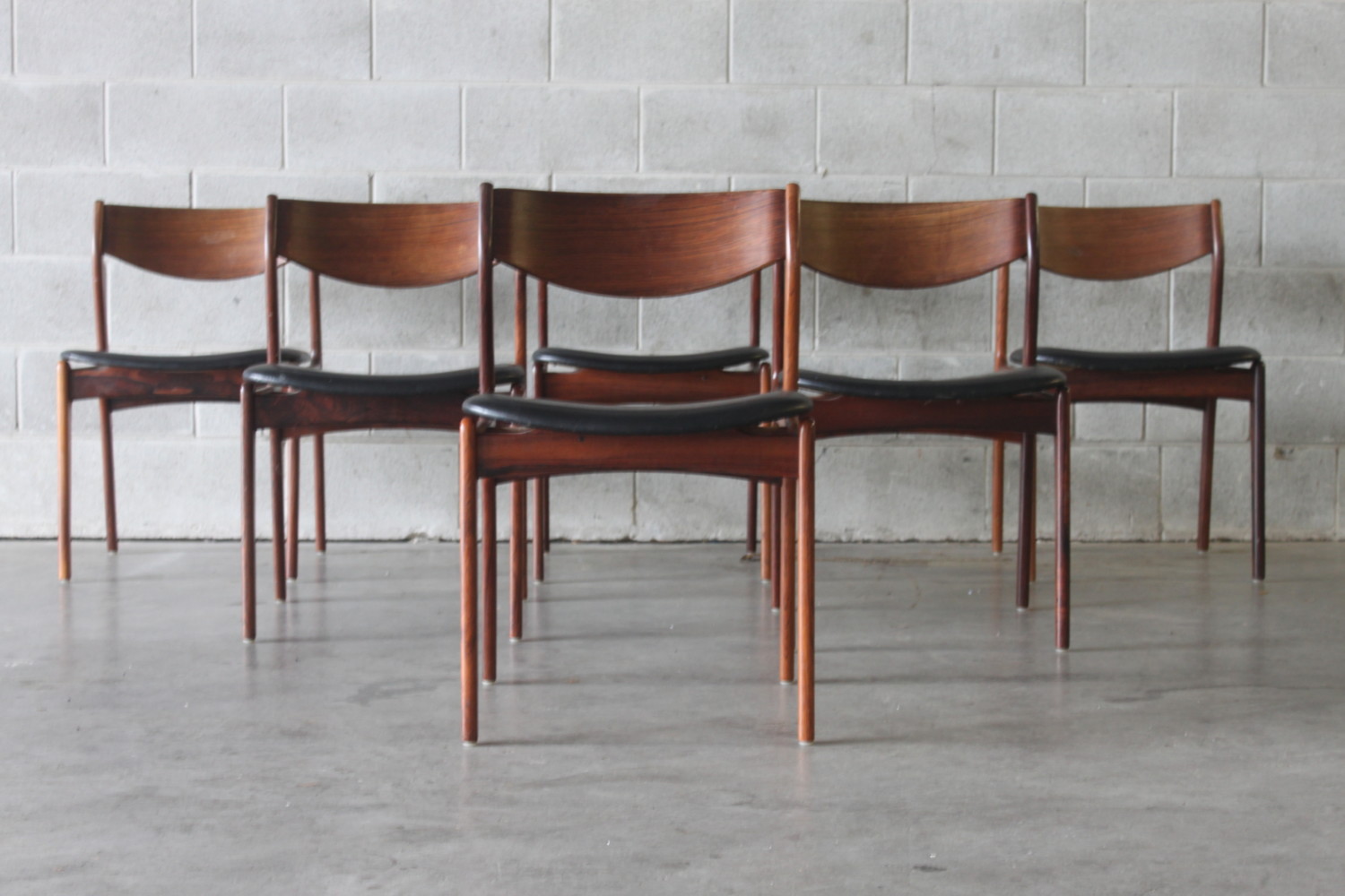 Rosewood Dining Chairs by P.E Jorgensen
