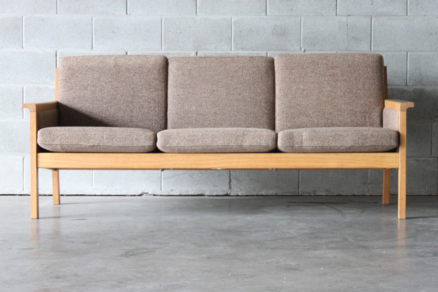Pair of sofas by Hans J Wegner