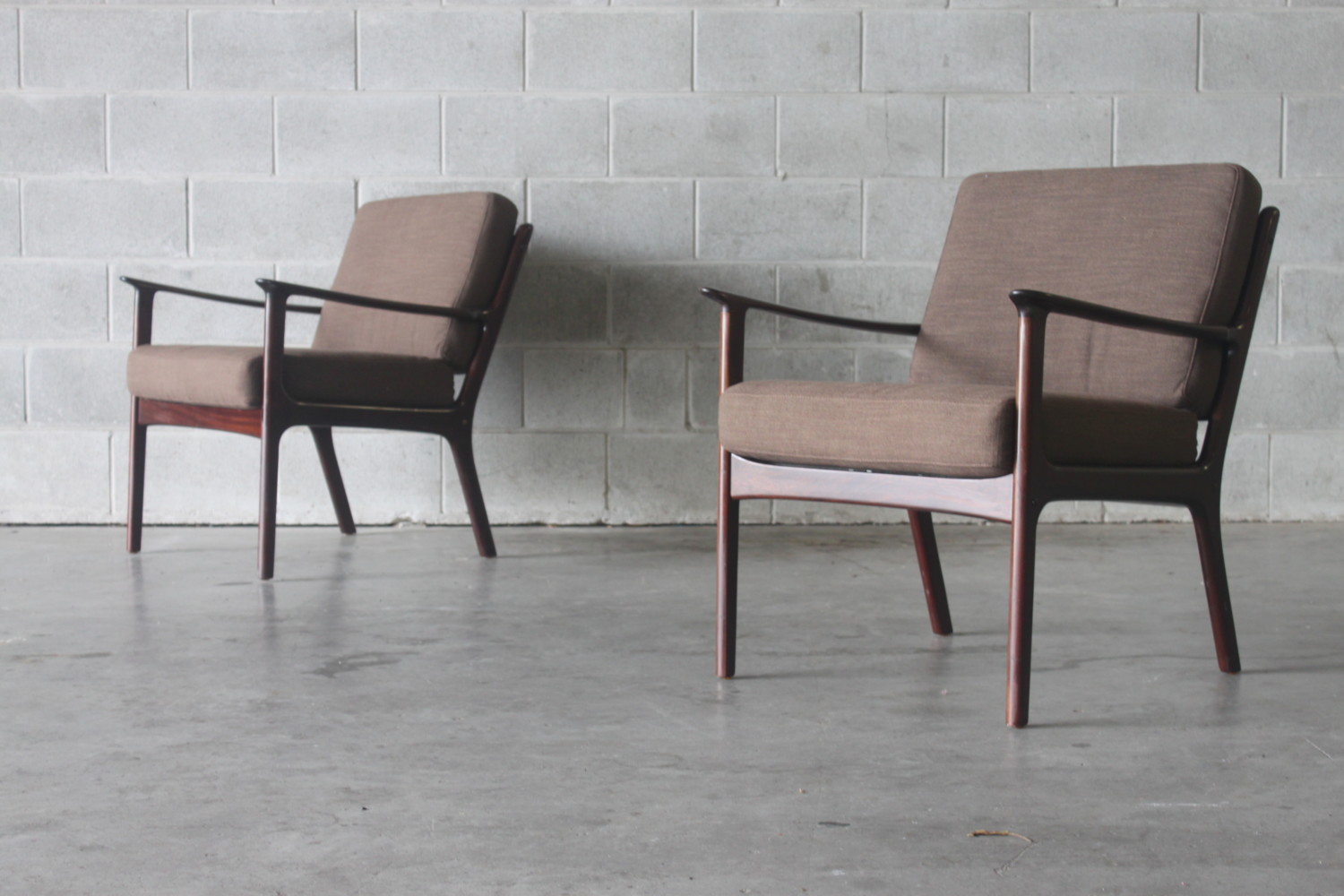Armchairs by Ole Wanscher