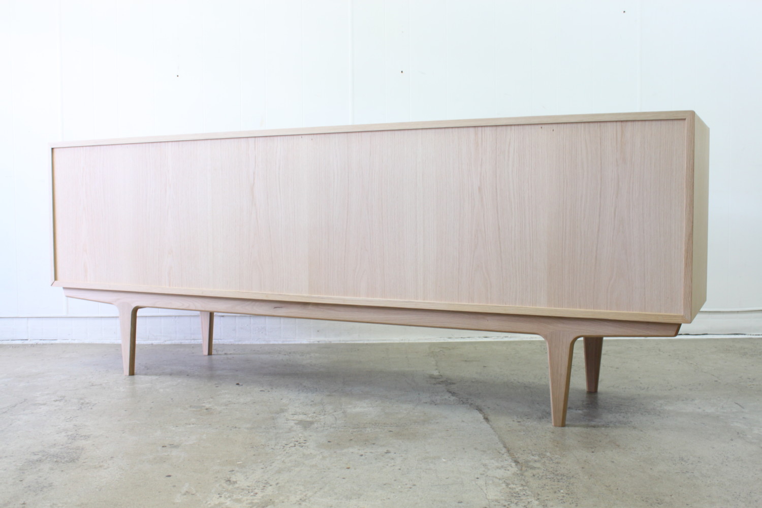 Soaped Oak Sideboard by Bernhard Pedersen
