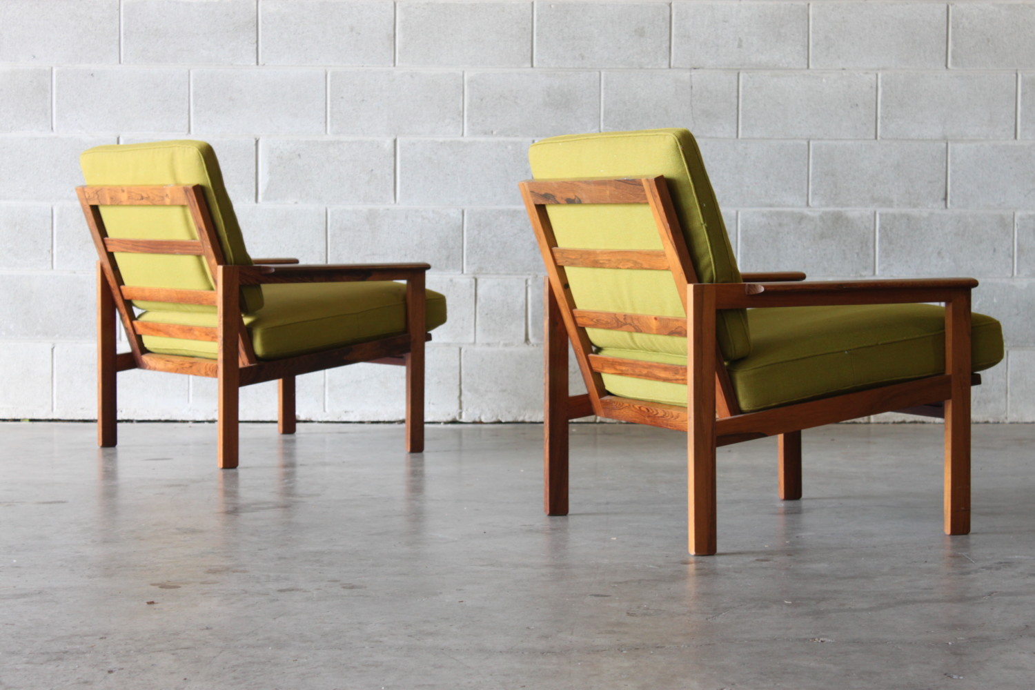 Rosewood Armchairs by Illum Wikkelso
