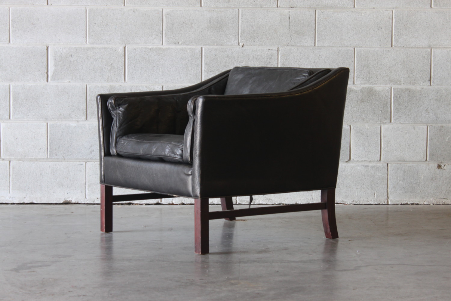 Black Leather Armchair