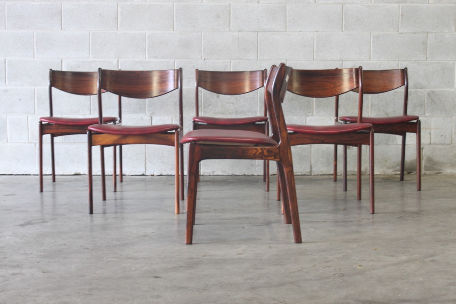Rosewood Dining Chairs by PE Jorgensen