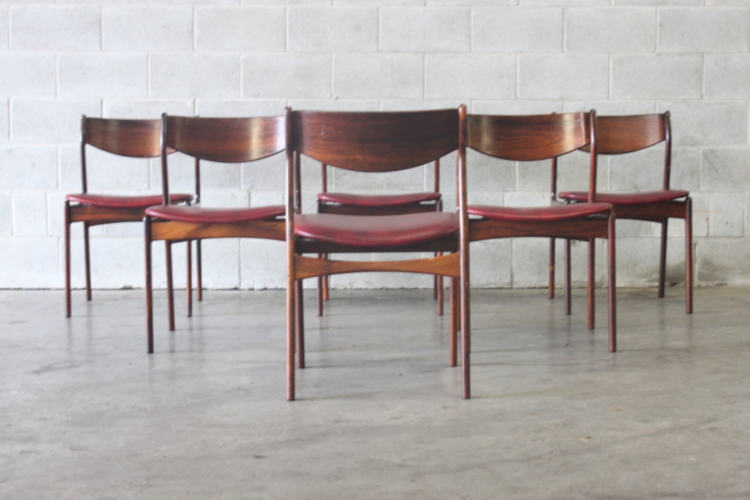 Rosewood Dining Chairs by PE Jorgensen