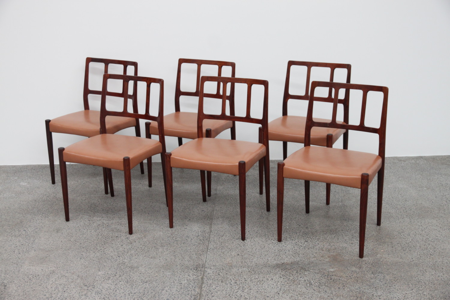 Rosewood Dining Chairs by Johannes Andersen