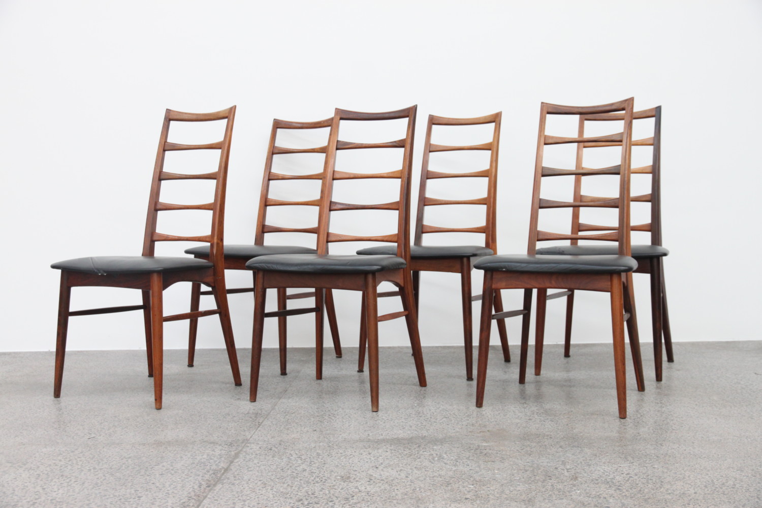 Niels Koefoed Ladder Back Dining Chairs