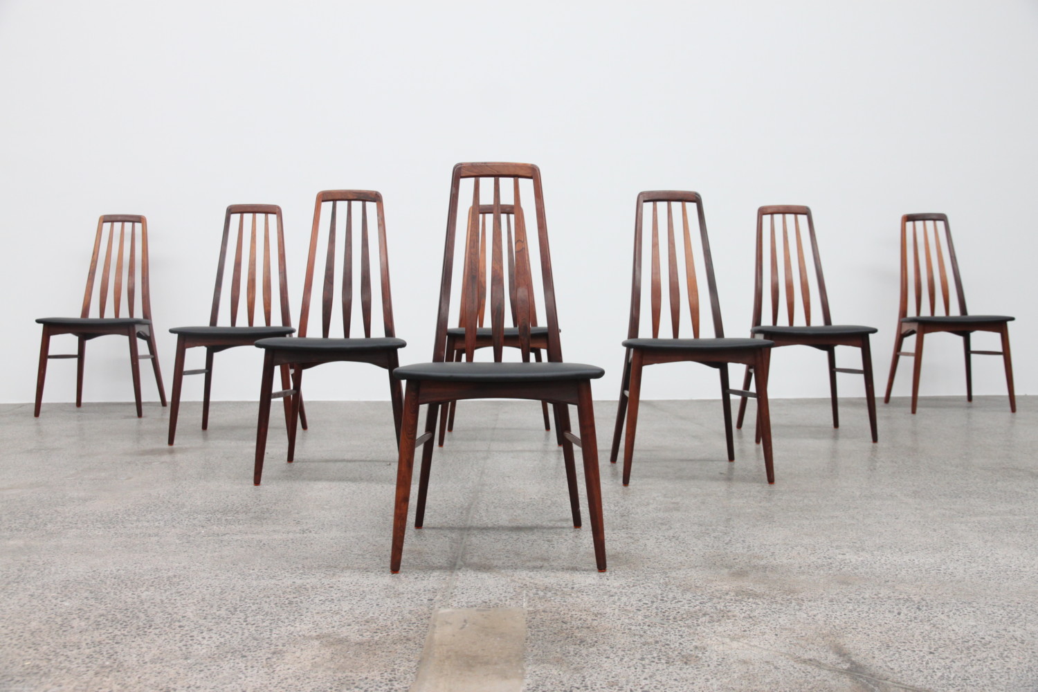 Rosewood Dining Chairs By Niels Koefoed