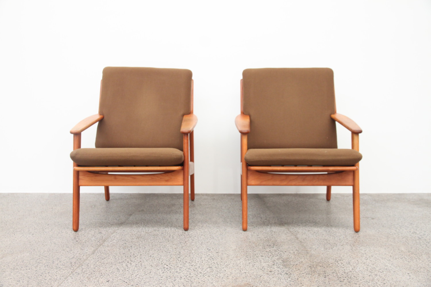 Oak Armchairs by Poul Volther