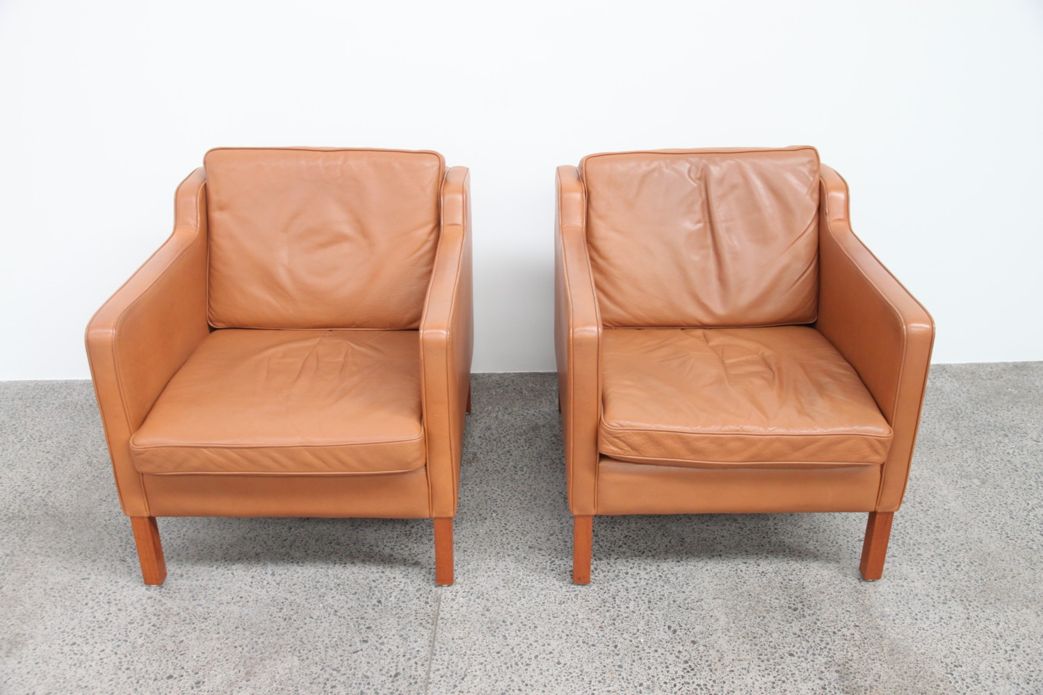 Tan Leather Armchairs Stouby