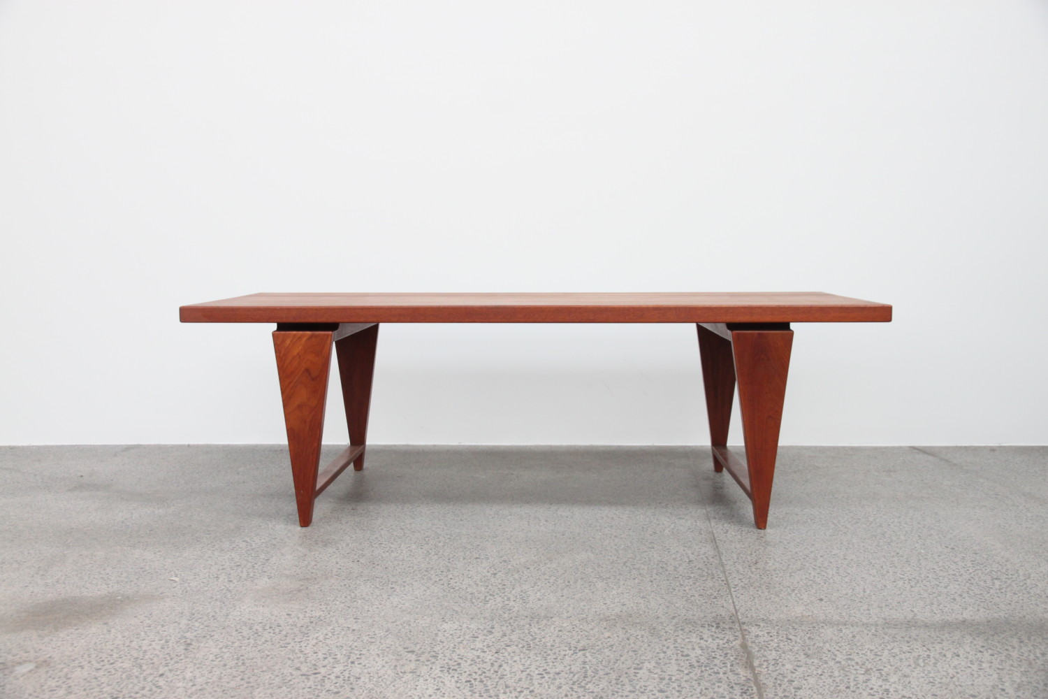 Solid Teak Coffee Table by Illum Wikkelso