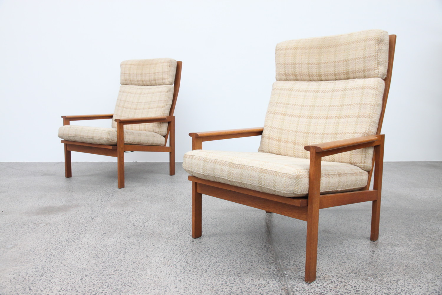 Armchairs by Illum Wikkelso