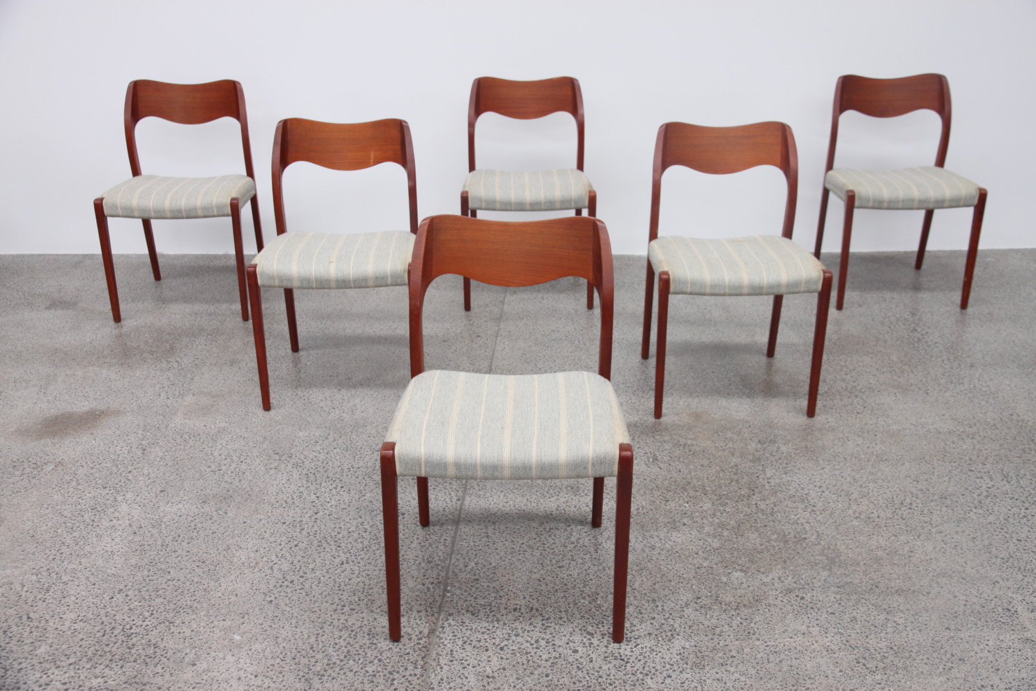 Dining chairs by Niels Moller