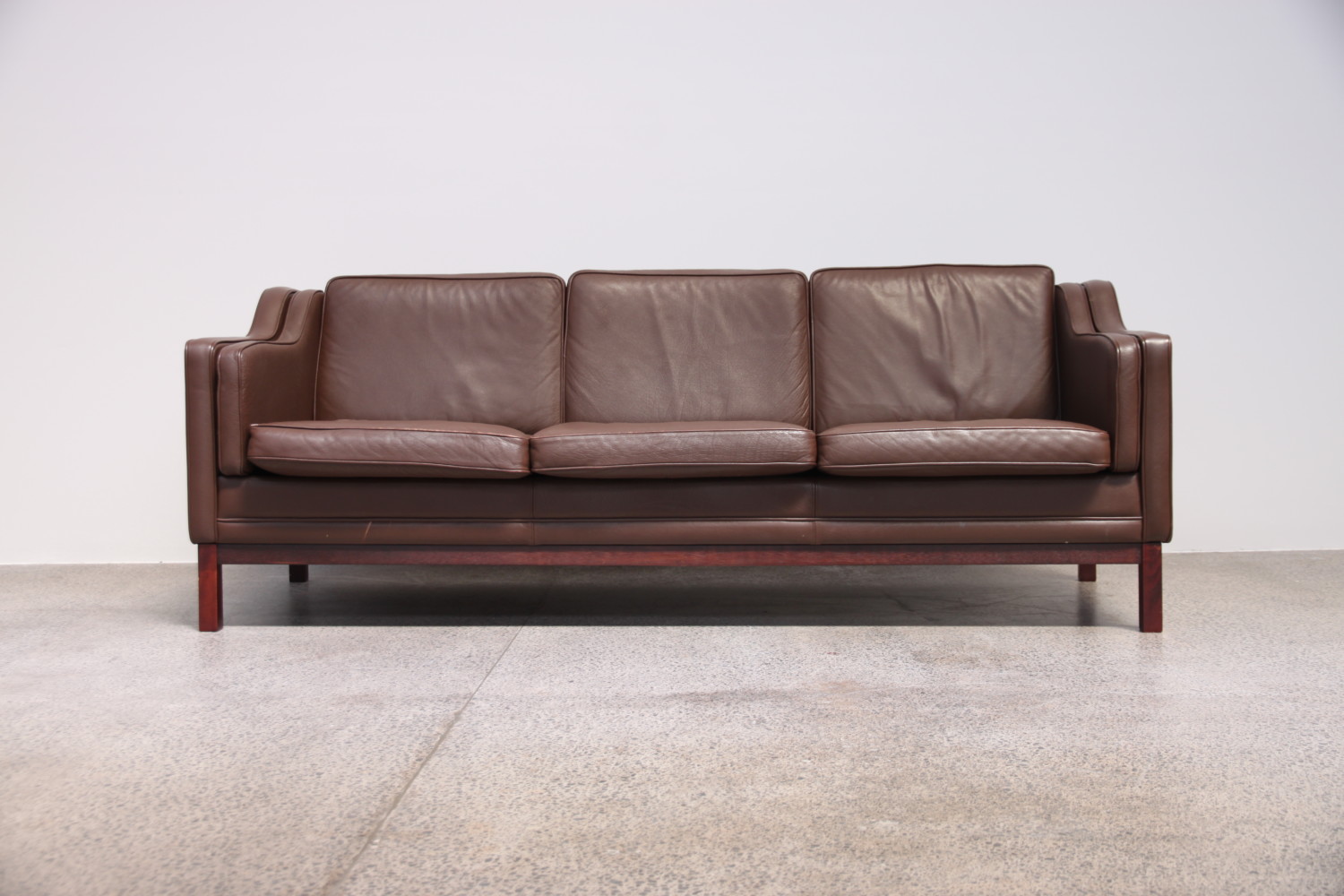 Leather Sofa by Mogens Hansen