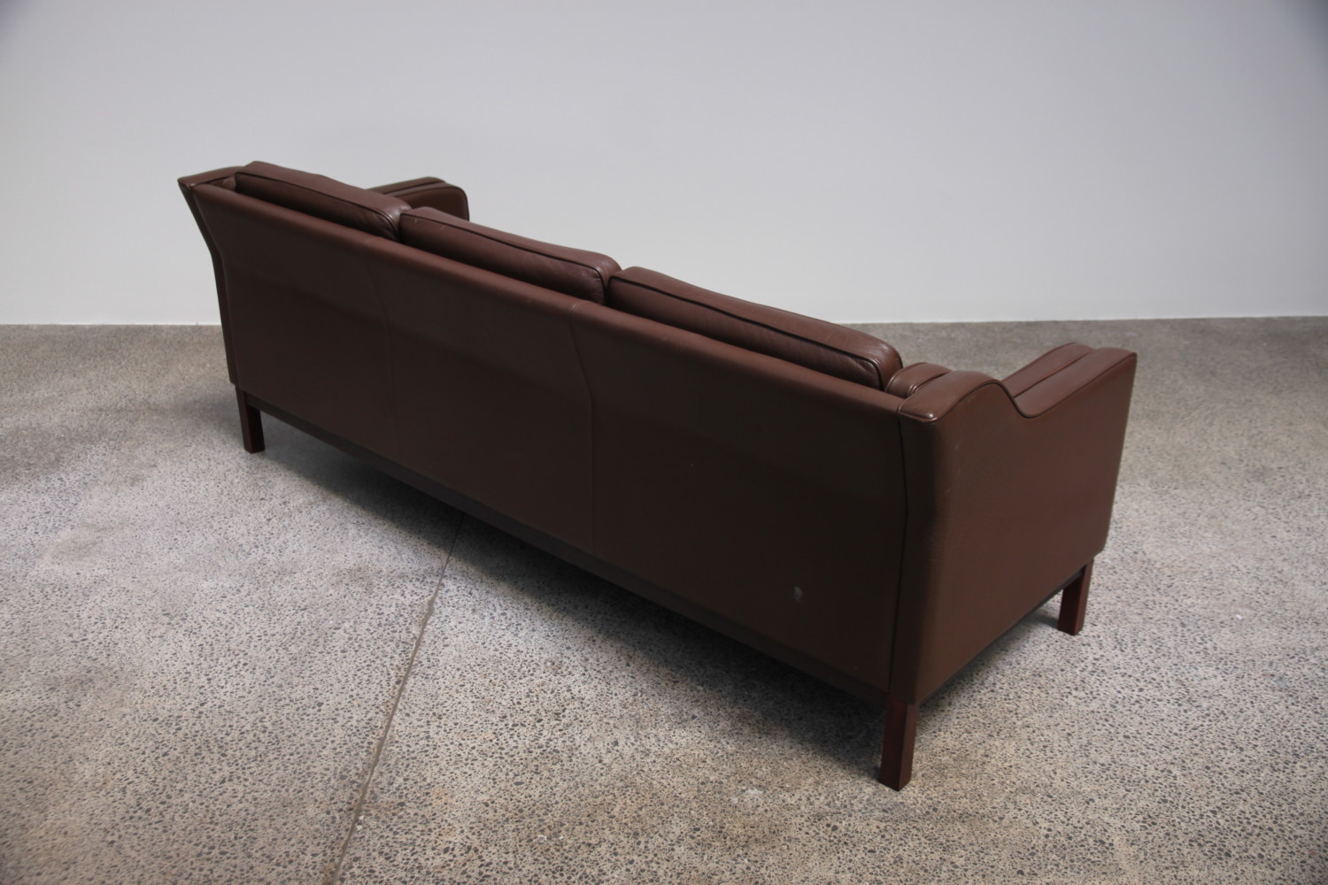 Leather Sofa by Mogens Hansen