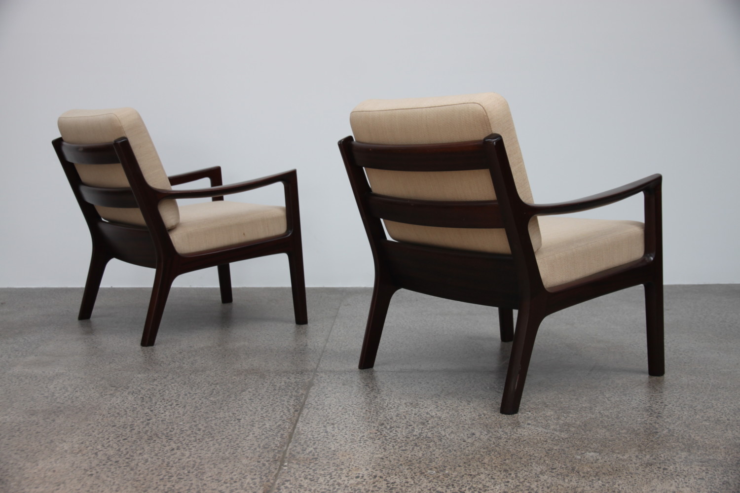 Armchairs by Ole Wanscher