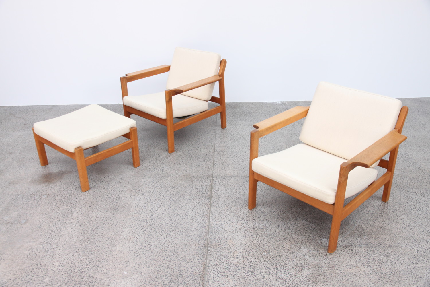 Armchairs by Borge Mogensen