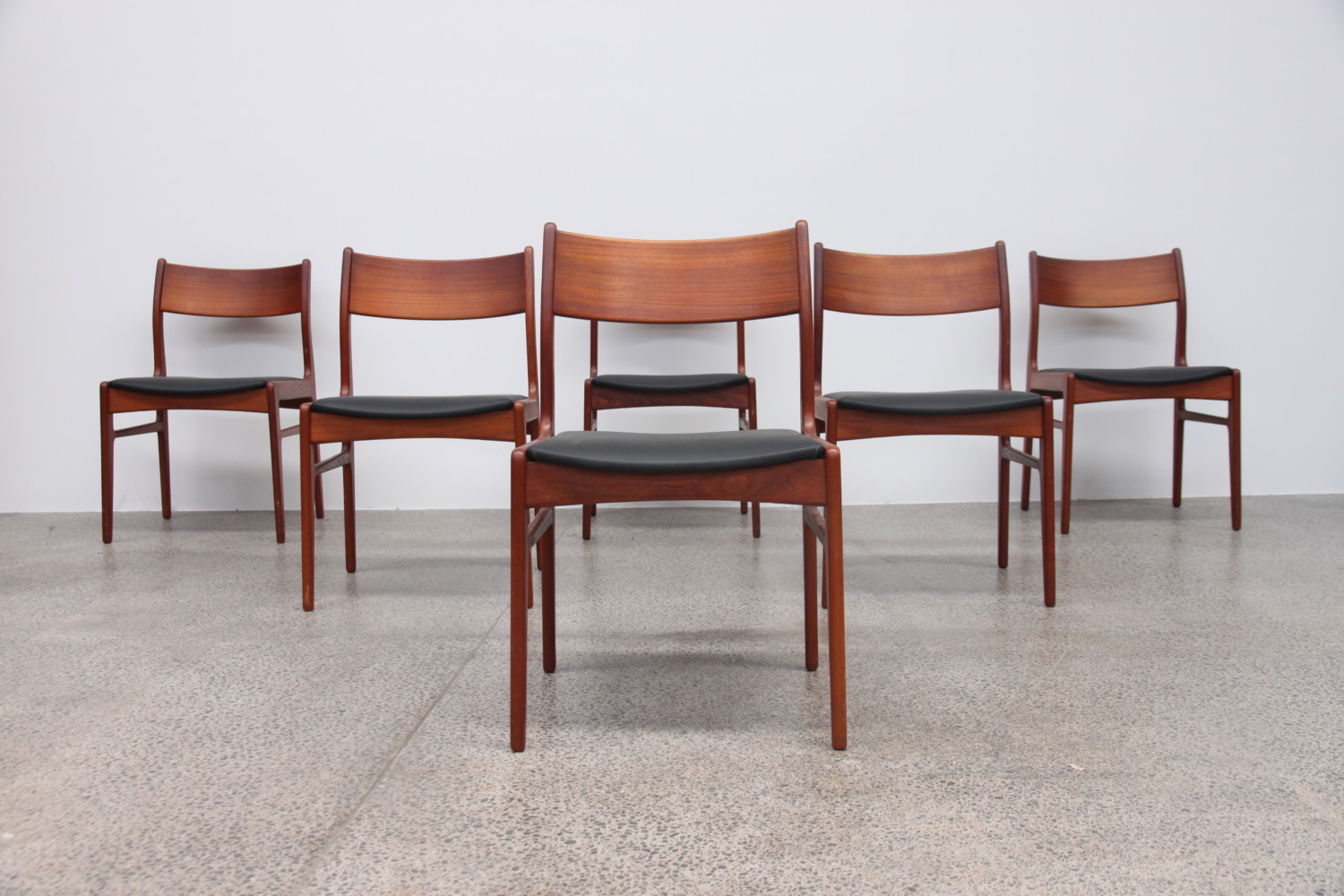 Teak Dining Chairs By Funder Schmidt Madsen