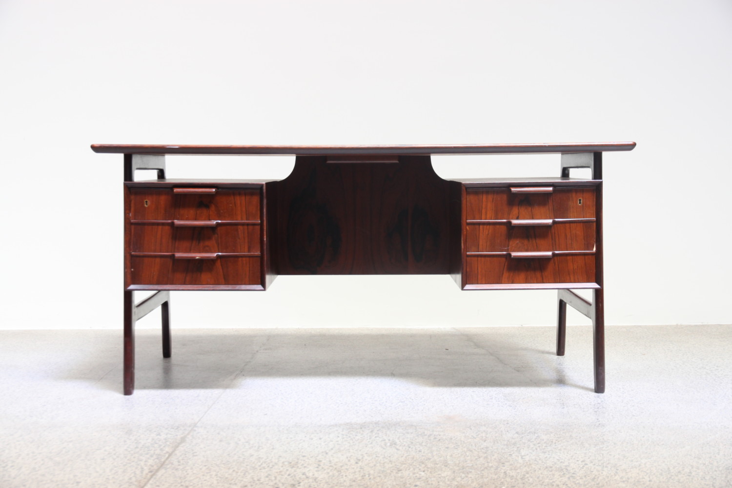 Rosewood Desk by Gunni Omann