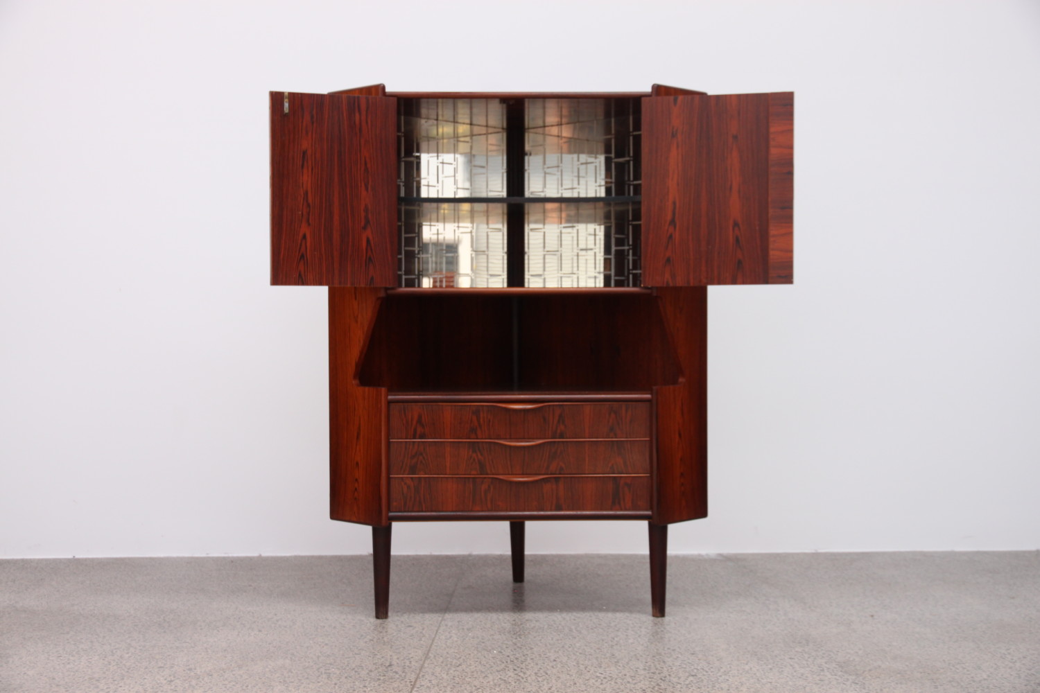 Rosewood Corner Cabinet by Gunni Omann