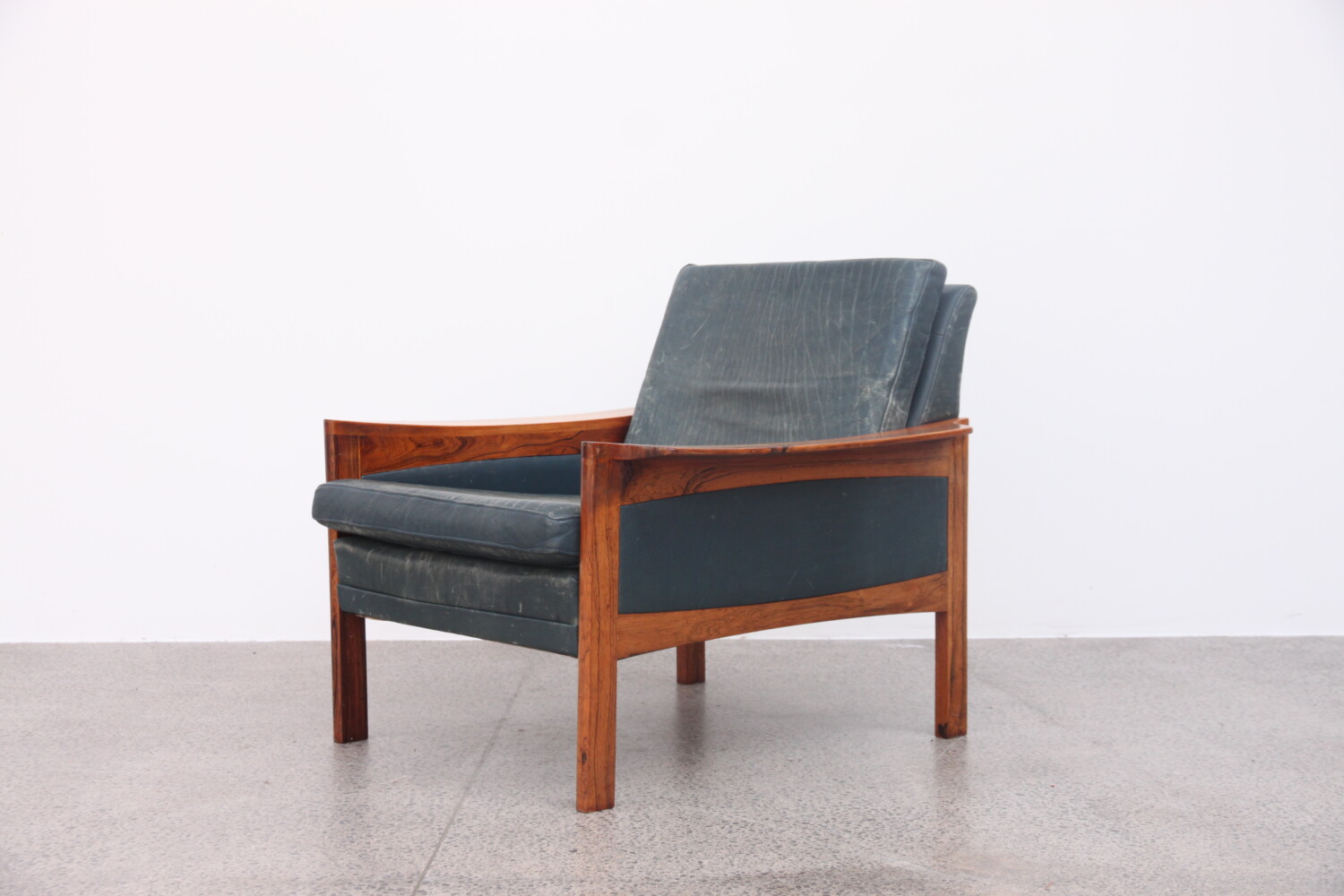 Leather Armchair By Arne Wahl Iverson