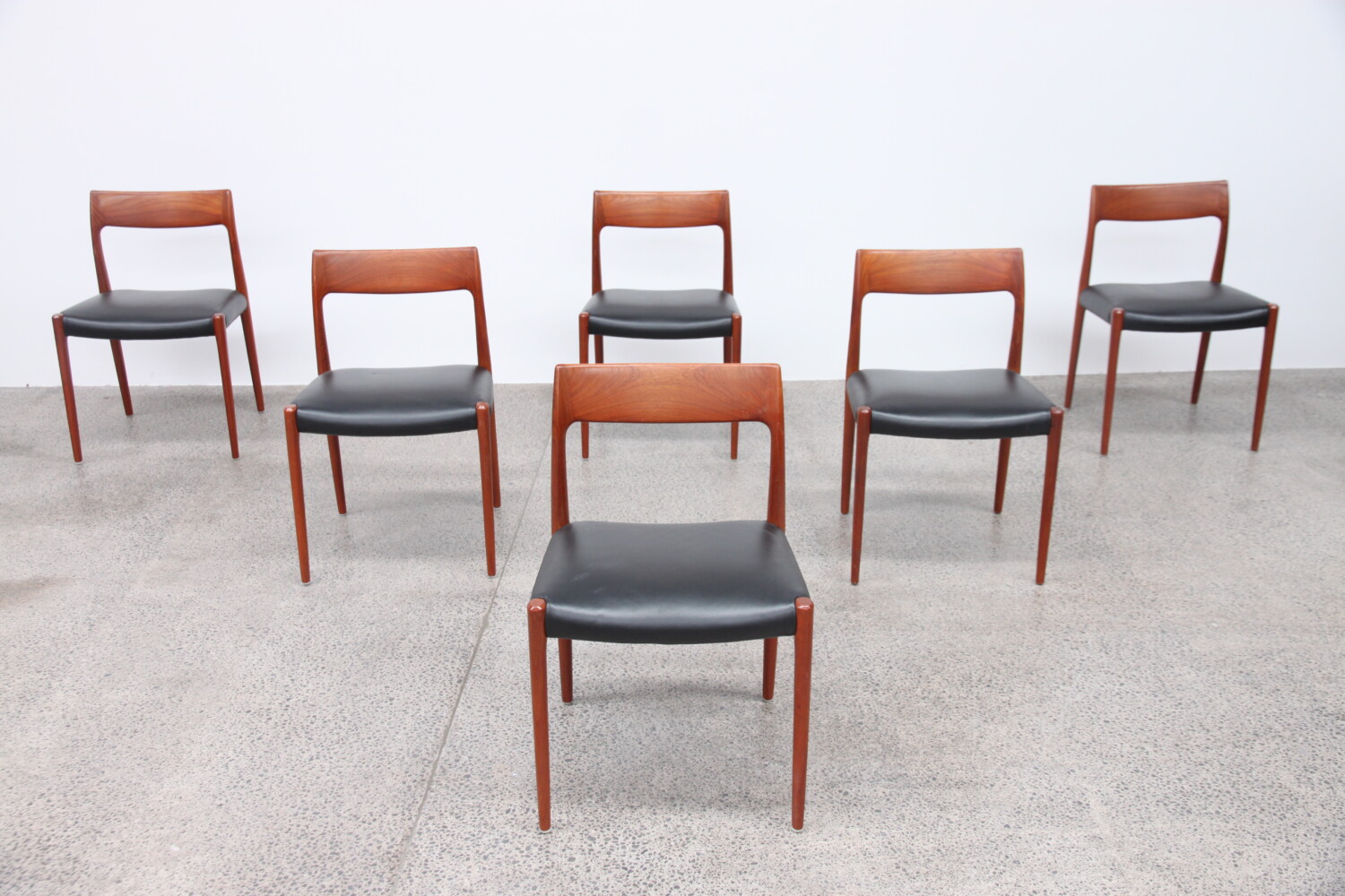 Niels Moller Dining Chairs Leather