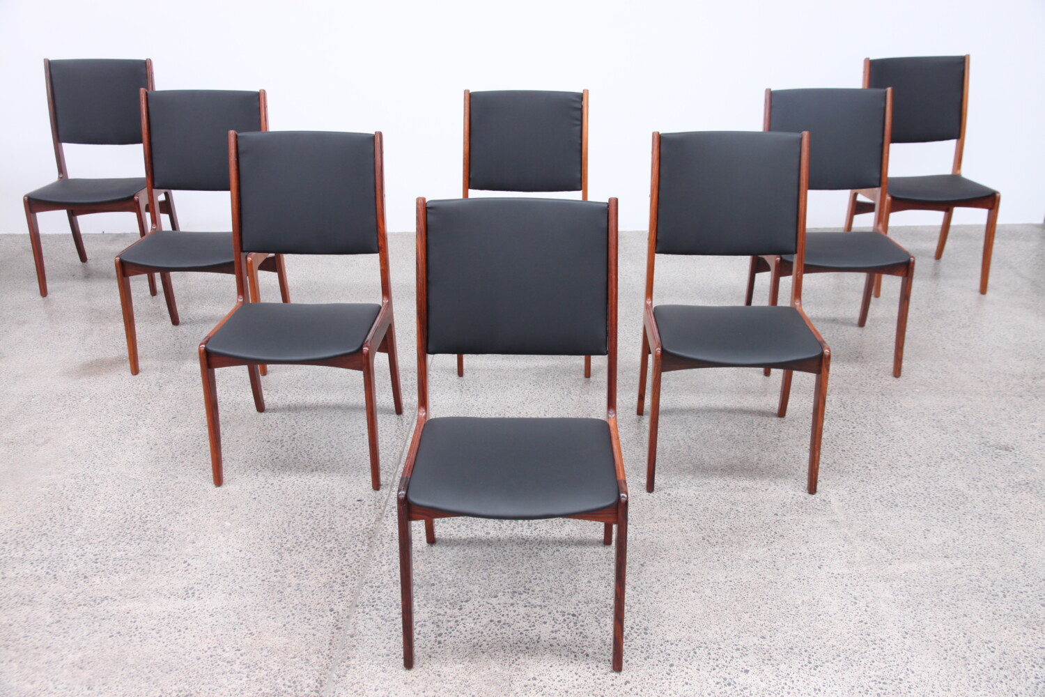Danish Dining Chairs x8