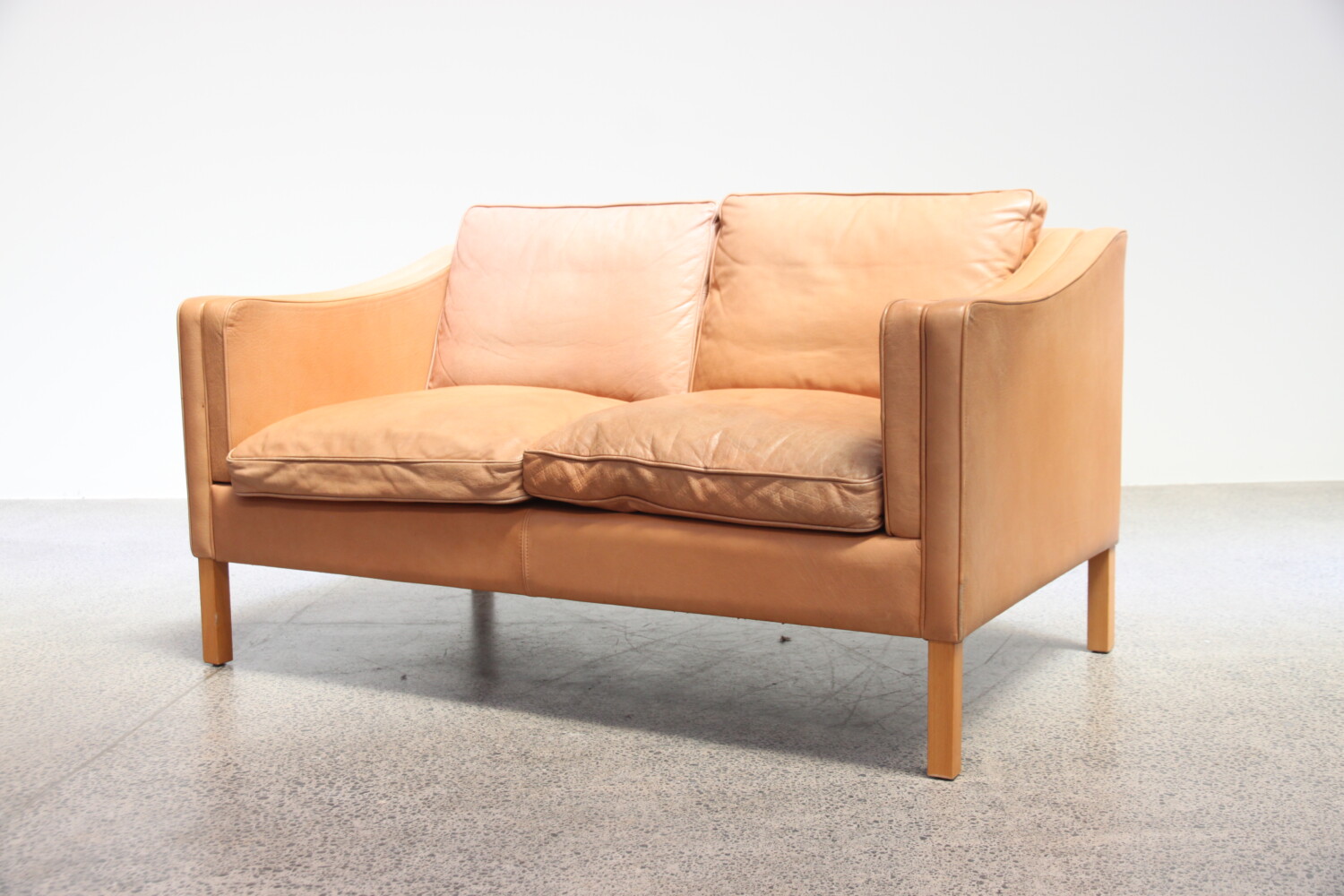 Pair of Leather Sofas by Stouby
