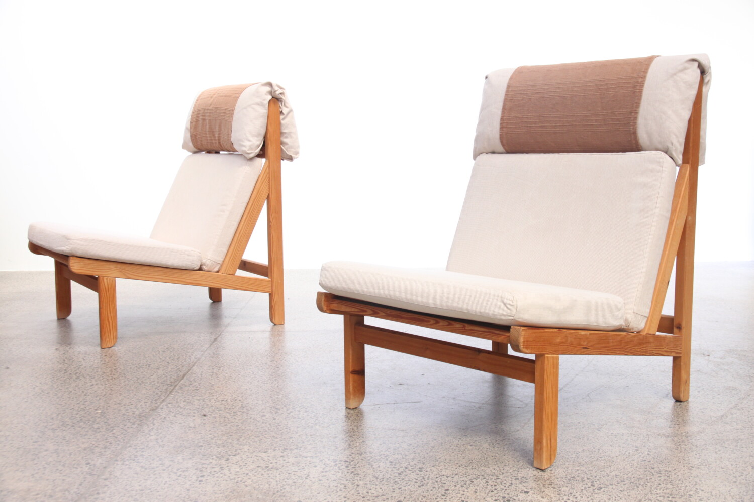Pair of Rag Chairs by Bernt Pedersen