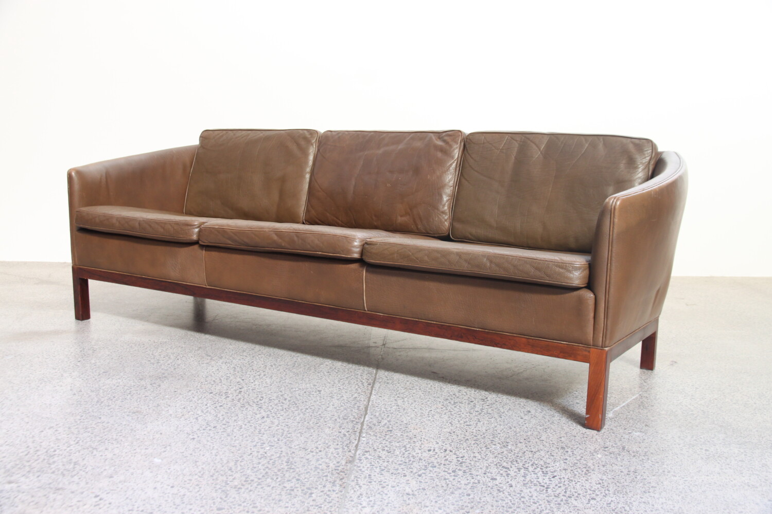 Leather Sofa  by Illum Wikkelso