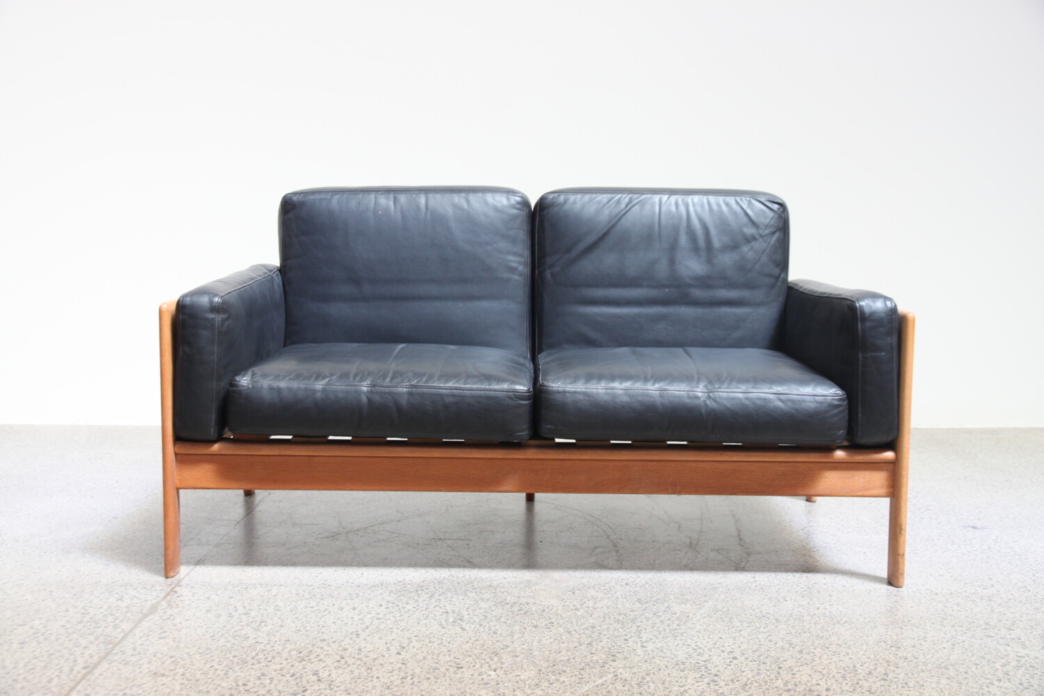 Leather & Oak Sofa