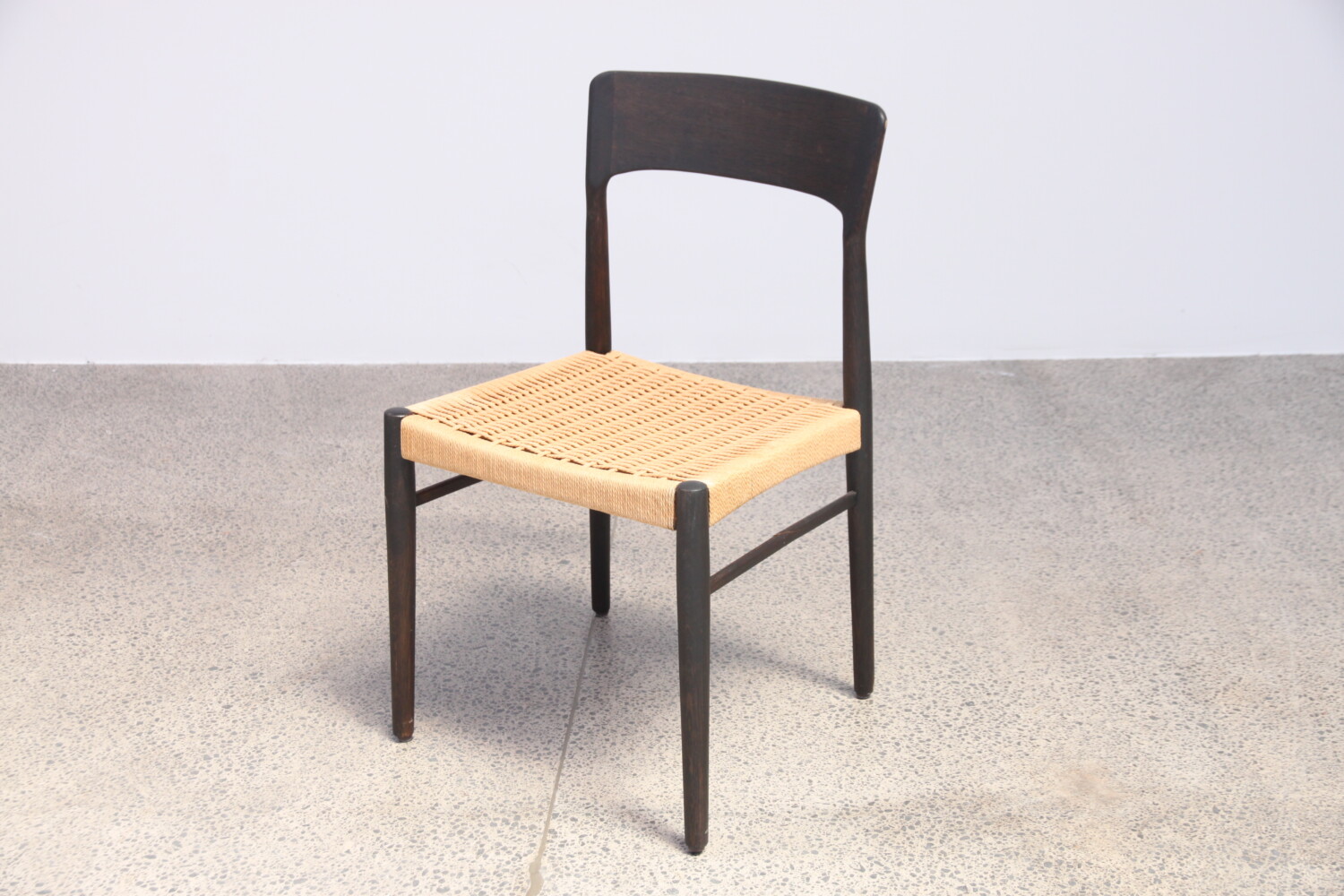 Danish Dining Chairs With Papercord