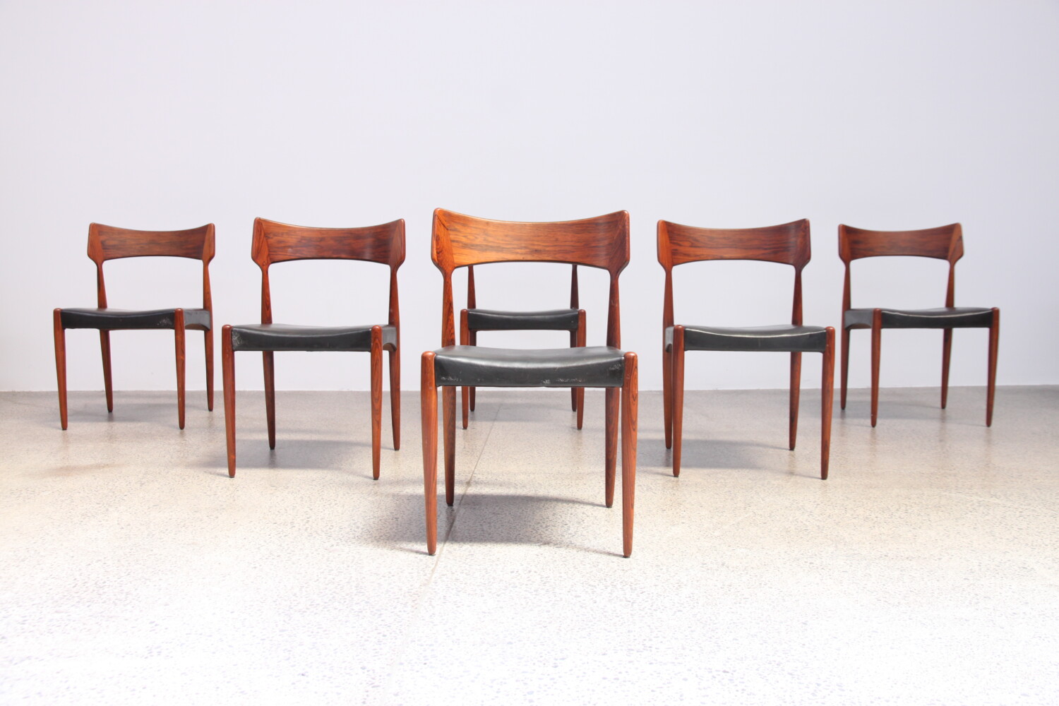 Rosewood Dining Chairs by Bernhard Pedersen