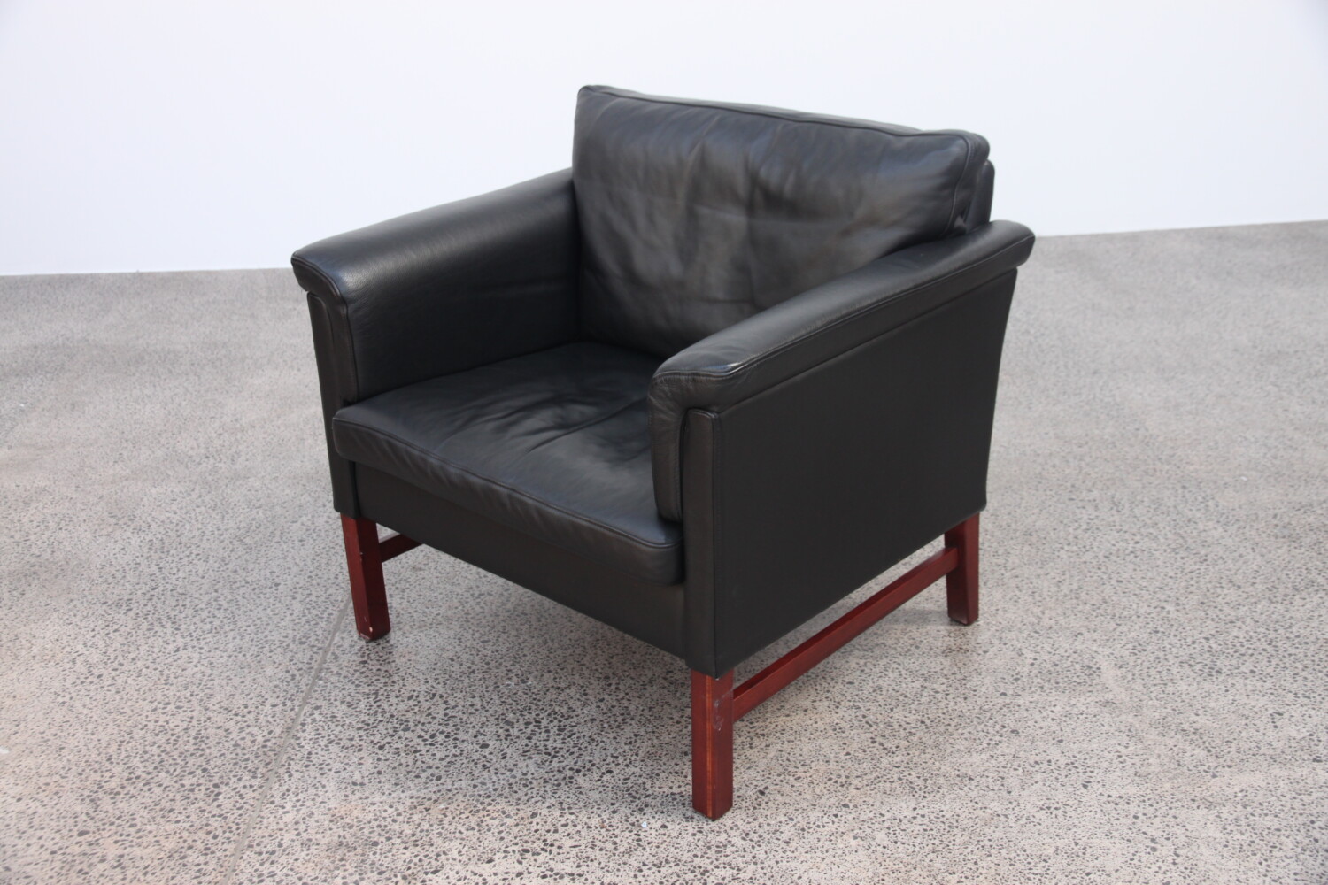 Black Leather Armchair