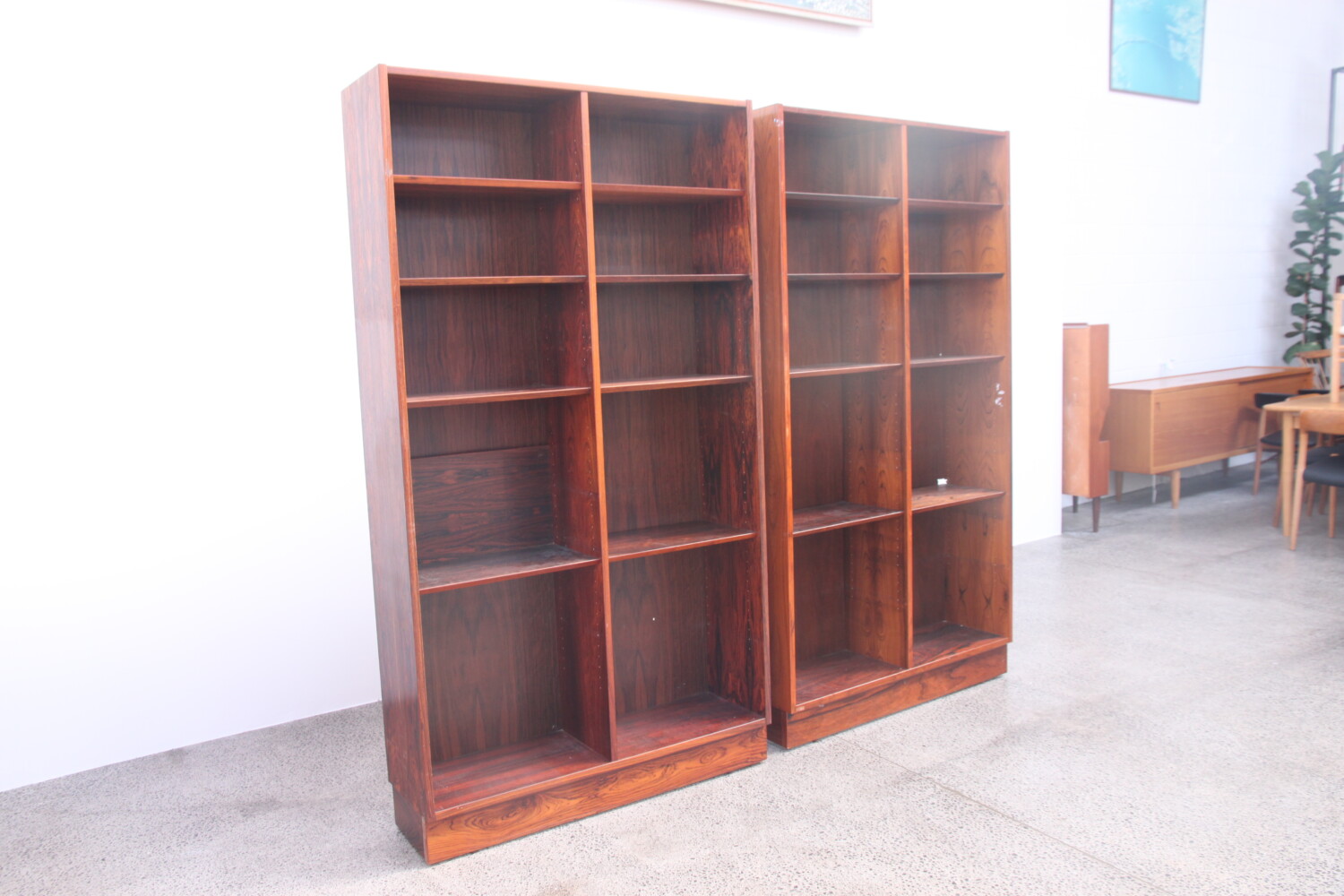 Large Rosewood Bookcases x1 available