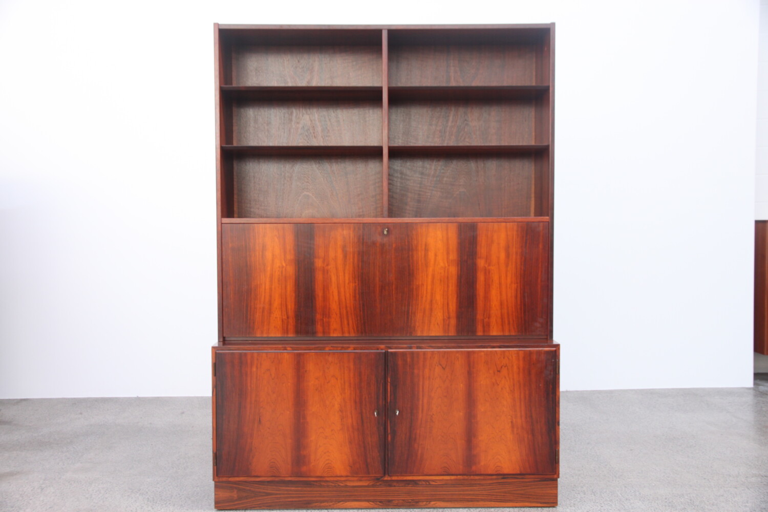Rosewood Bookcase / storage / Desk Sold