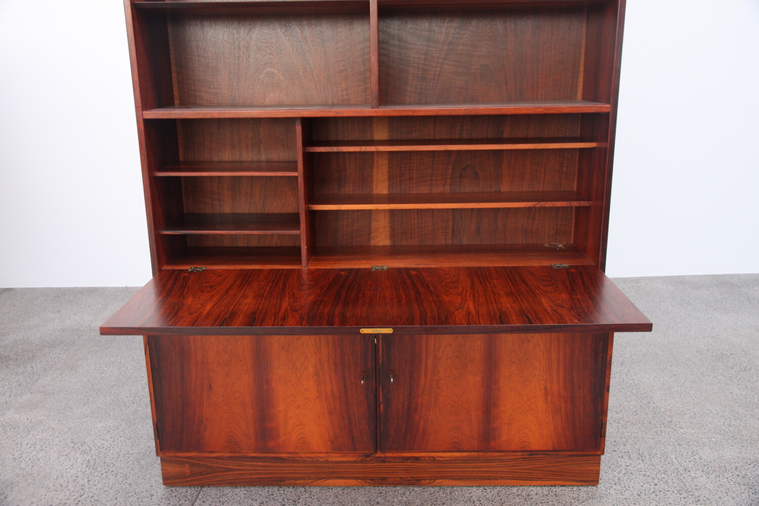 Rosewood Bookcase / storage / Desk Sold