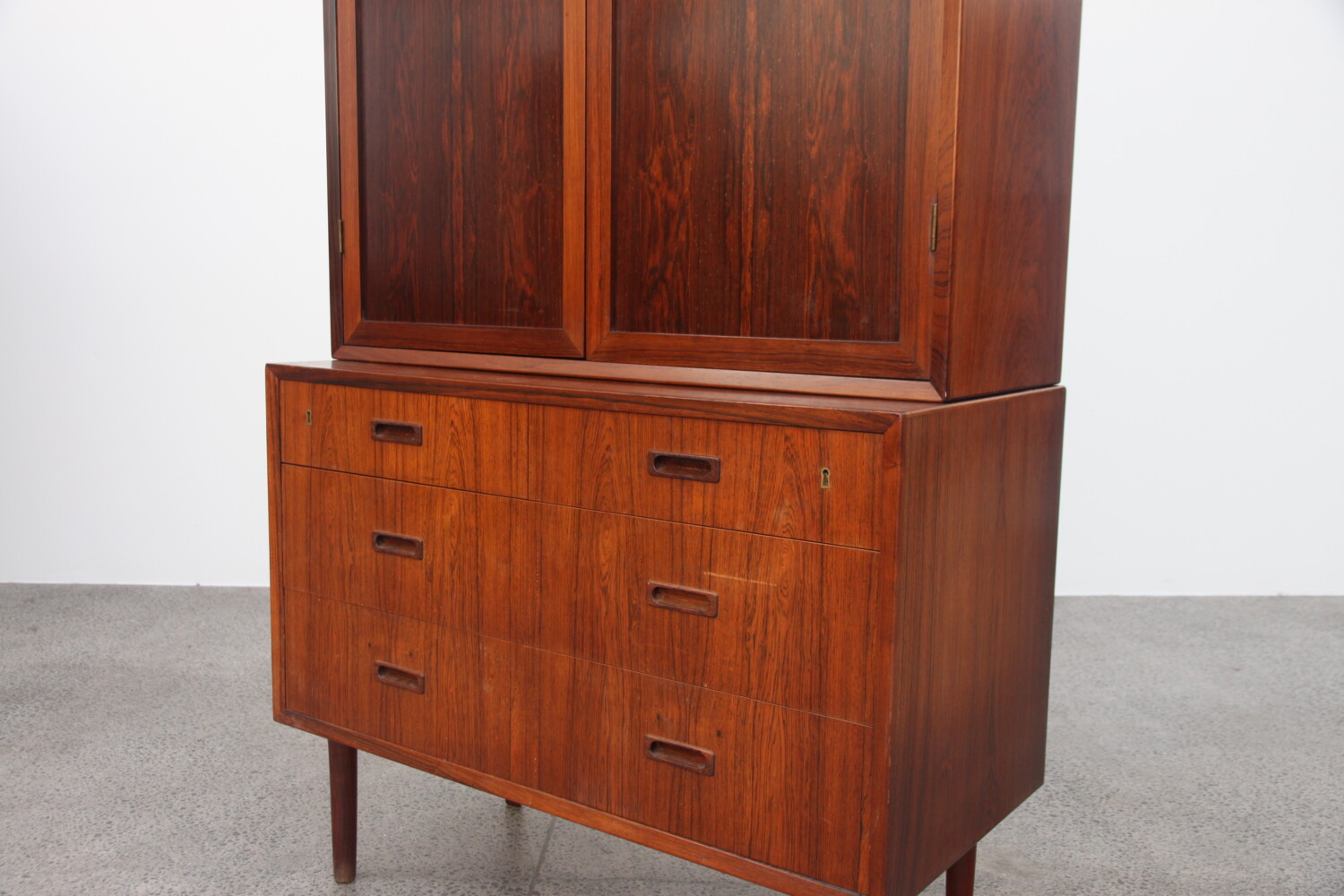 Tall Rosewood Cabinet