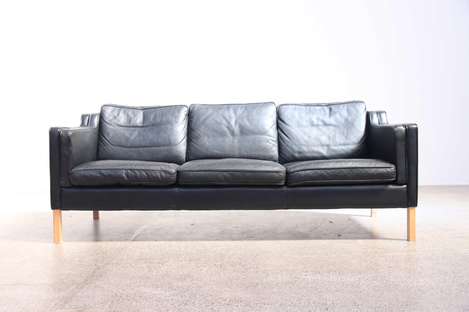 Pair of Leather Sofas by Stouby