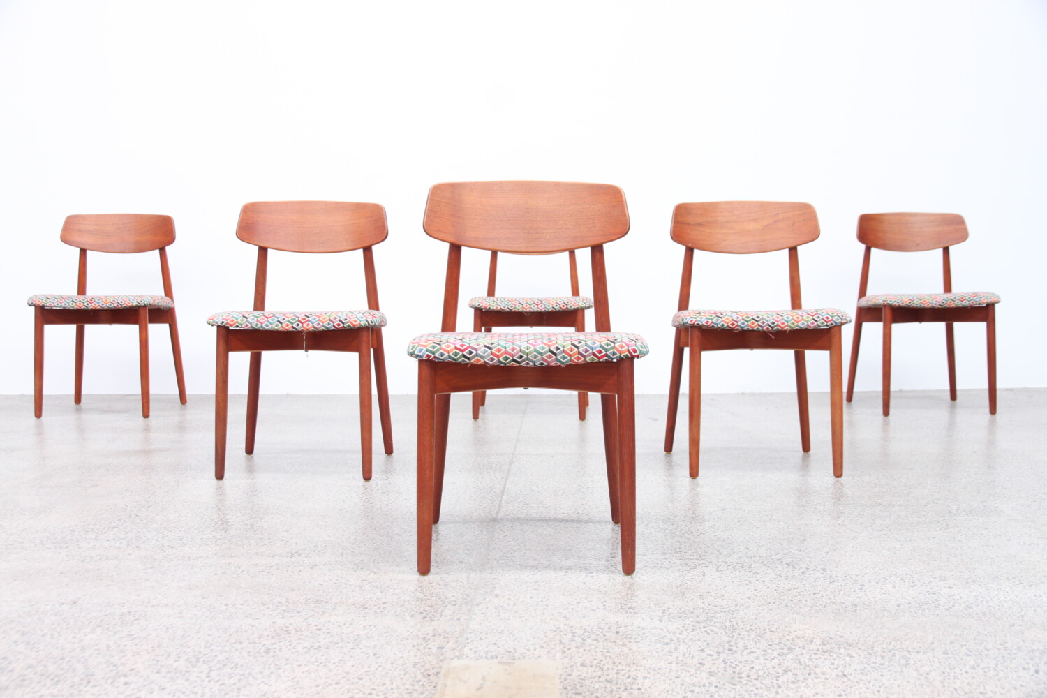 Teak Dining Chairs by Harry Ostergaard